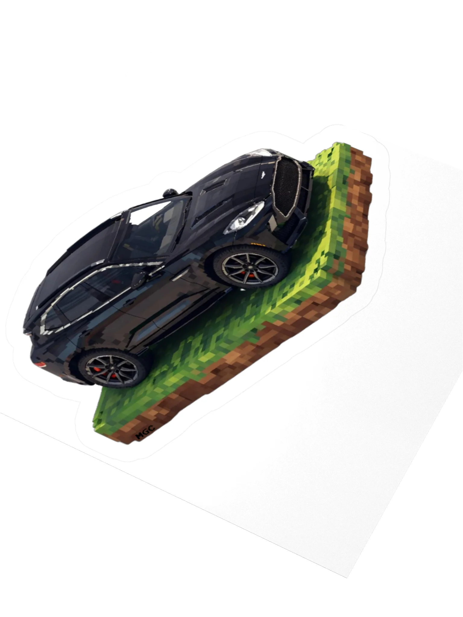 Black Aston Martin DBX Sticker (Pixel, Retro, Minecraft) product image (7)