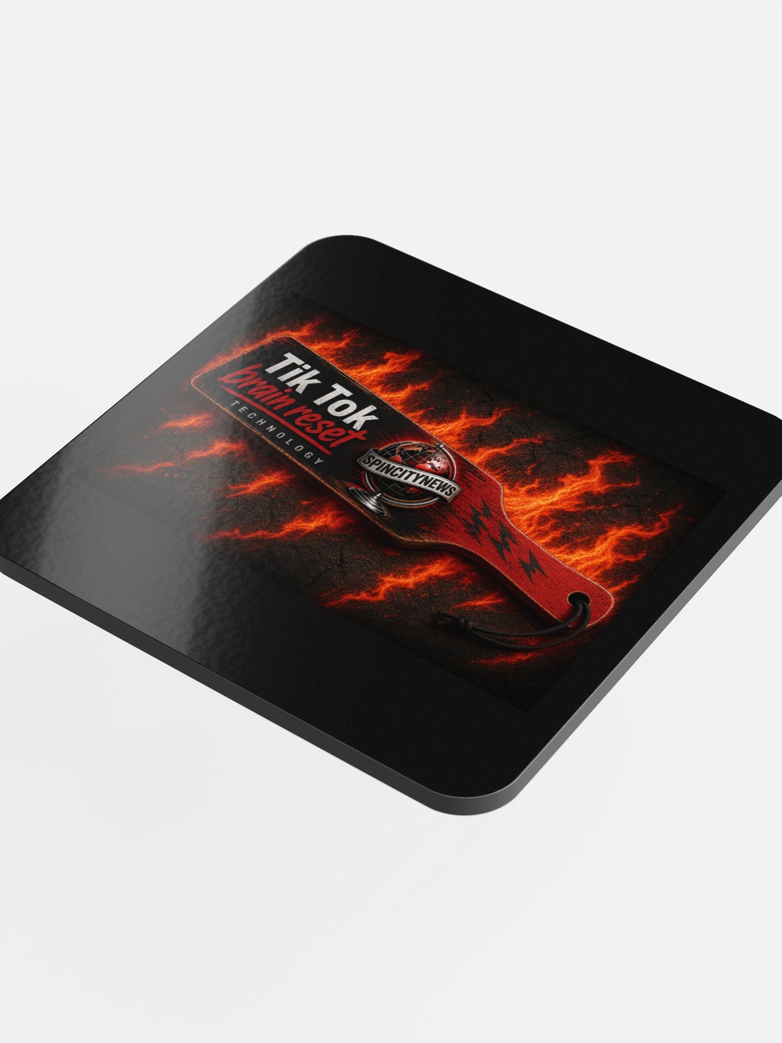 Brain Reset Fire Graphic Coaster product image (4)