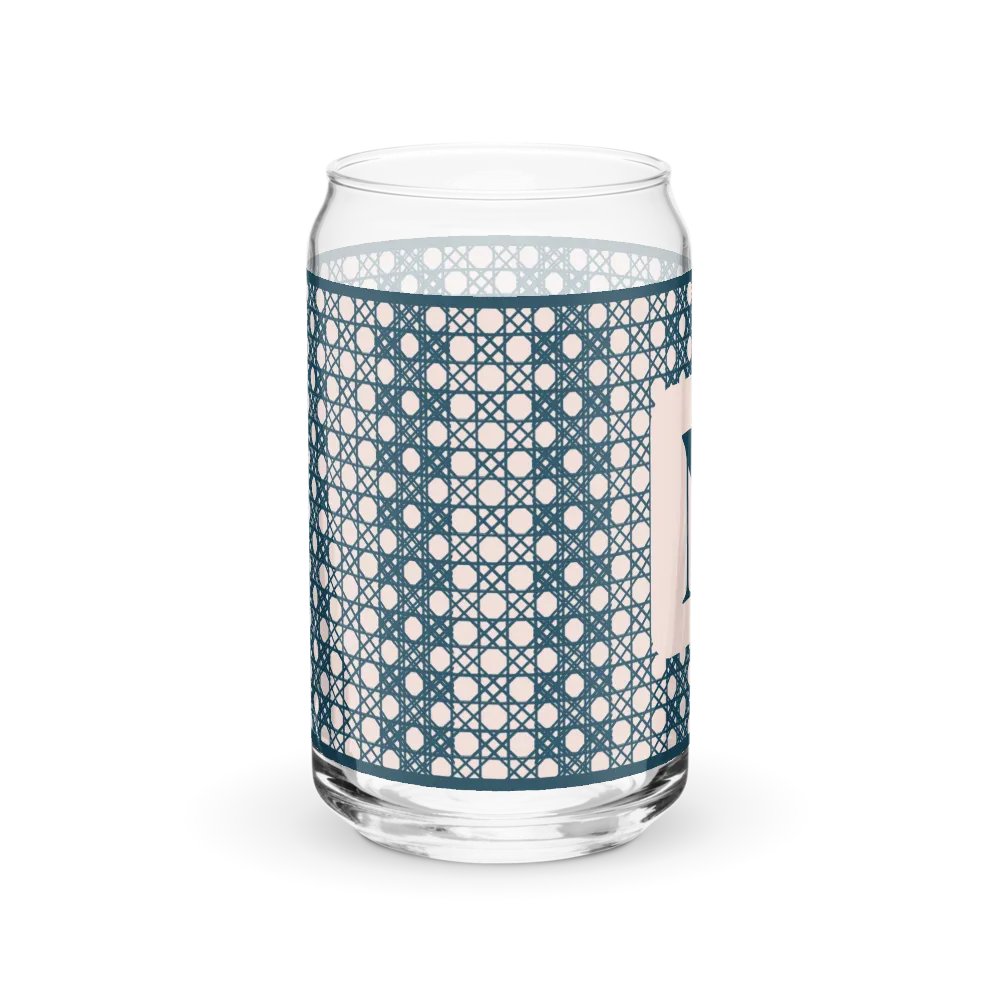 Le Rose Blue Monogram N Can-Shaped Glass product image (6)