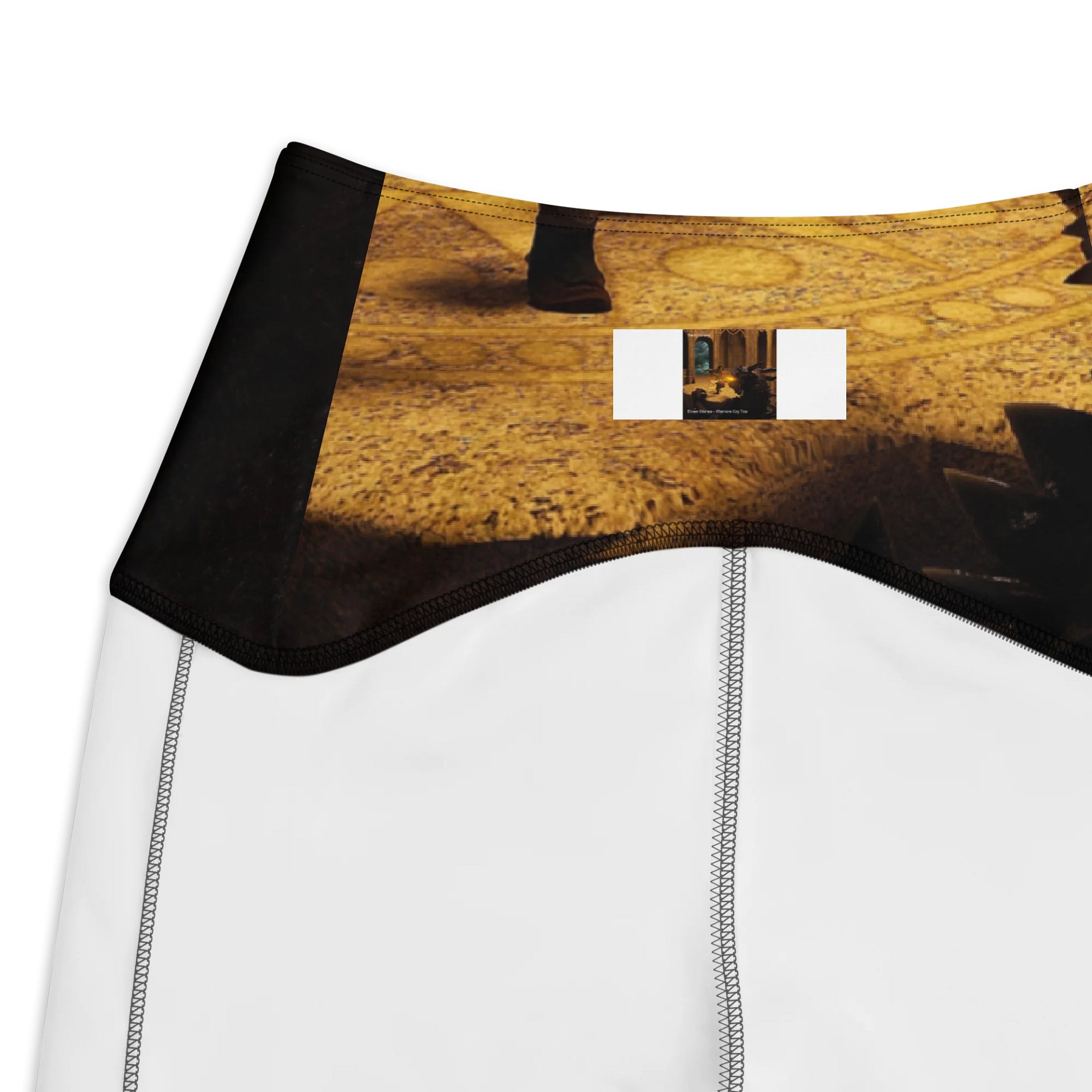 'Elven Stories - Warriors Cry Too' Crossover Leggings with Pockets product image (3)