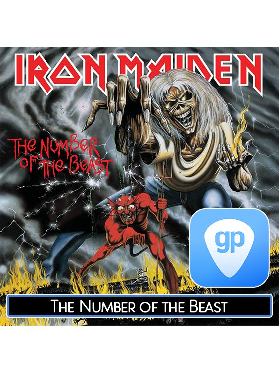 The Number of the Beast PDF TAB + Backing Track MP3 product image (1)