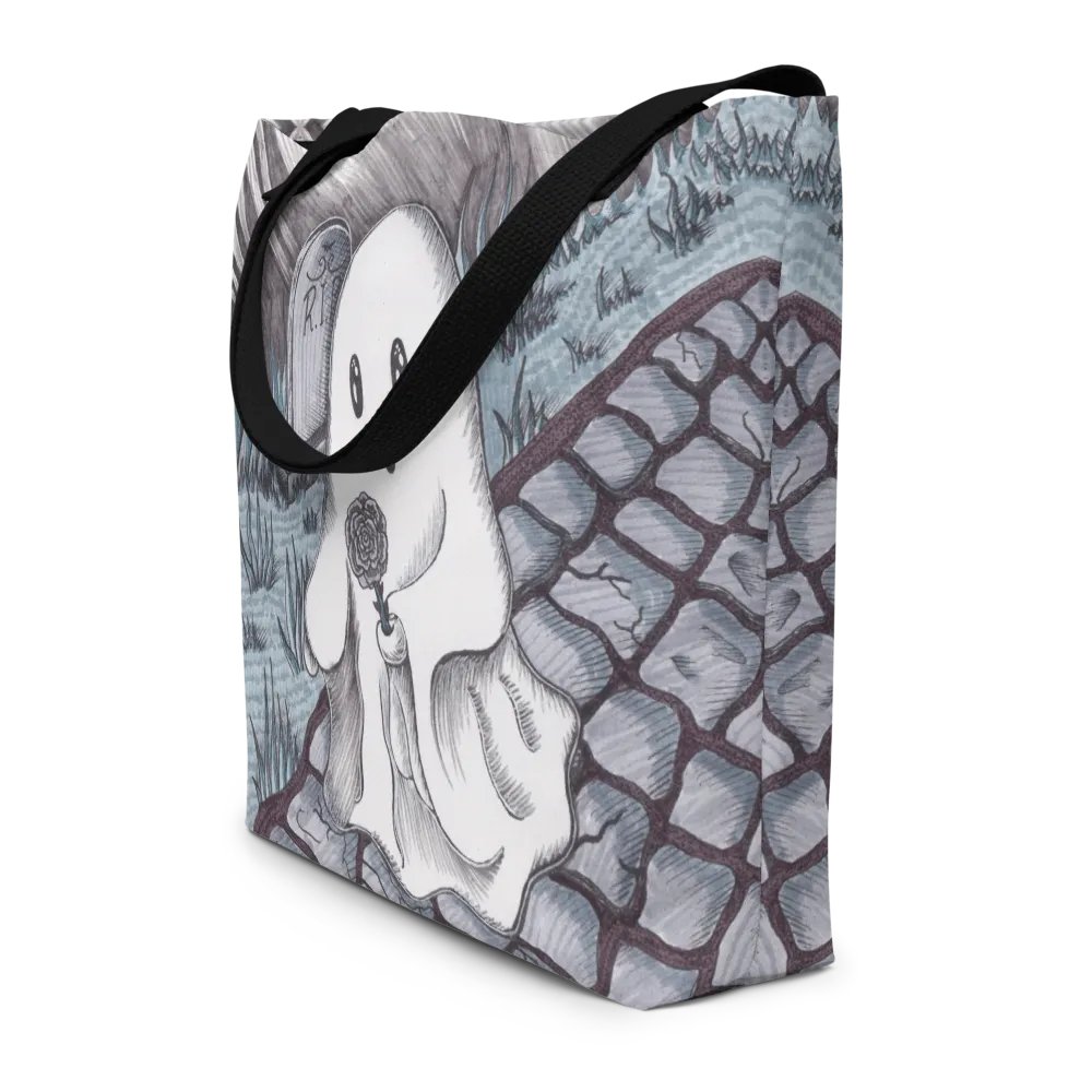 Rose Ghost All-Over Tote Bag product image (8)