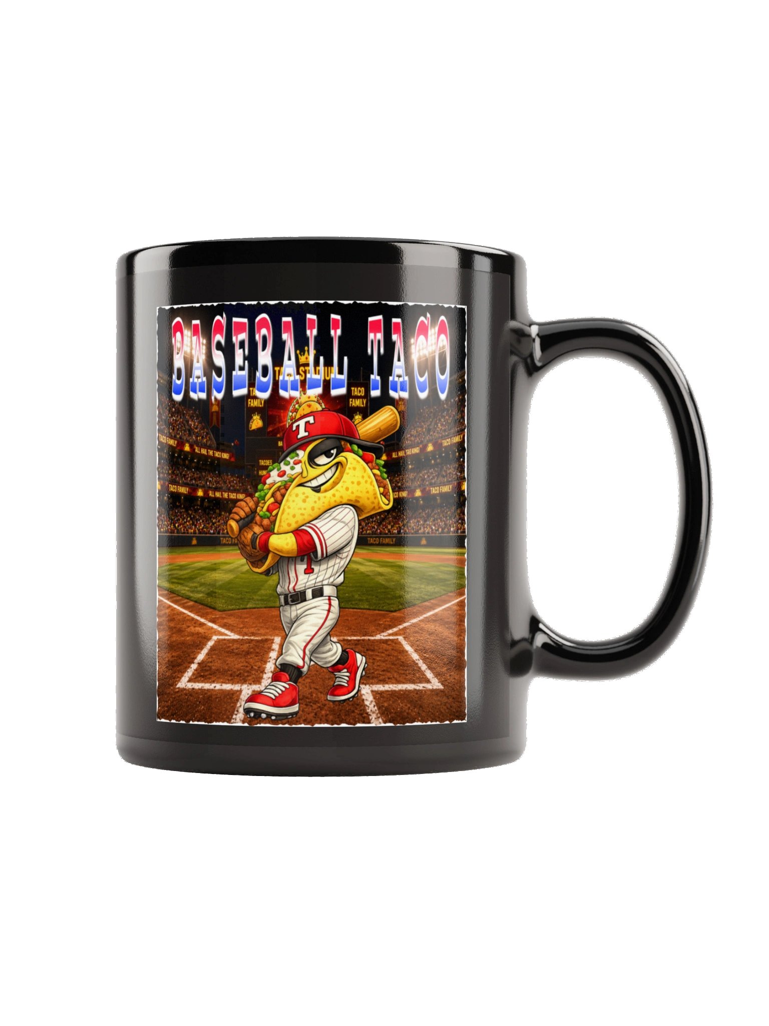 Baseball Taco Cartoon Mug - The Taco Family product image (5)