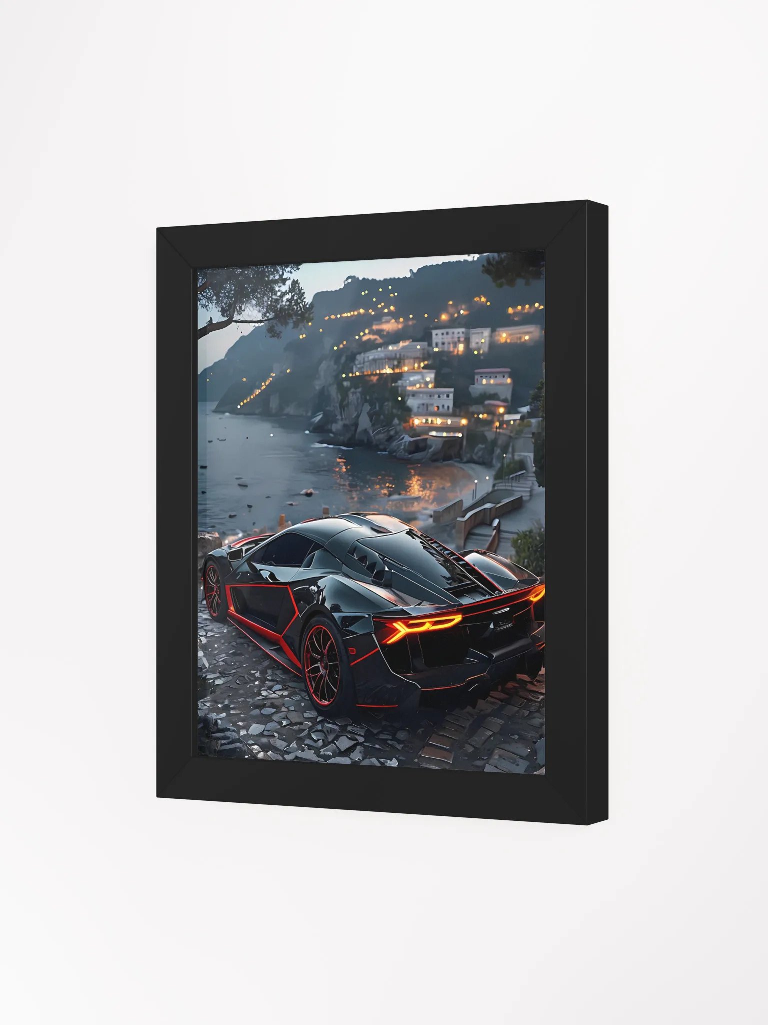 Sleek Coastal Drive Matte Poster product image (4)
