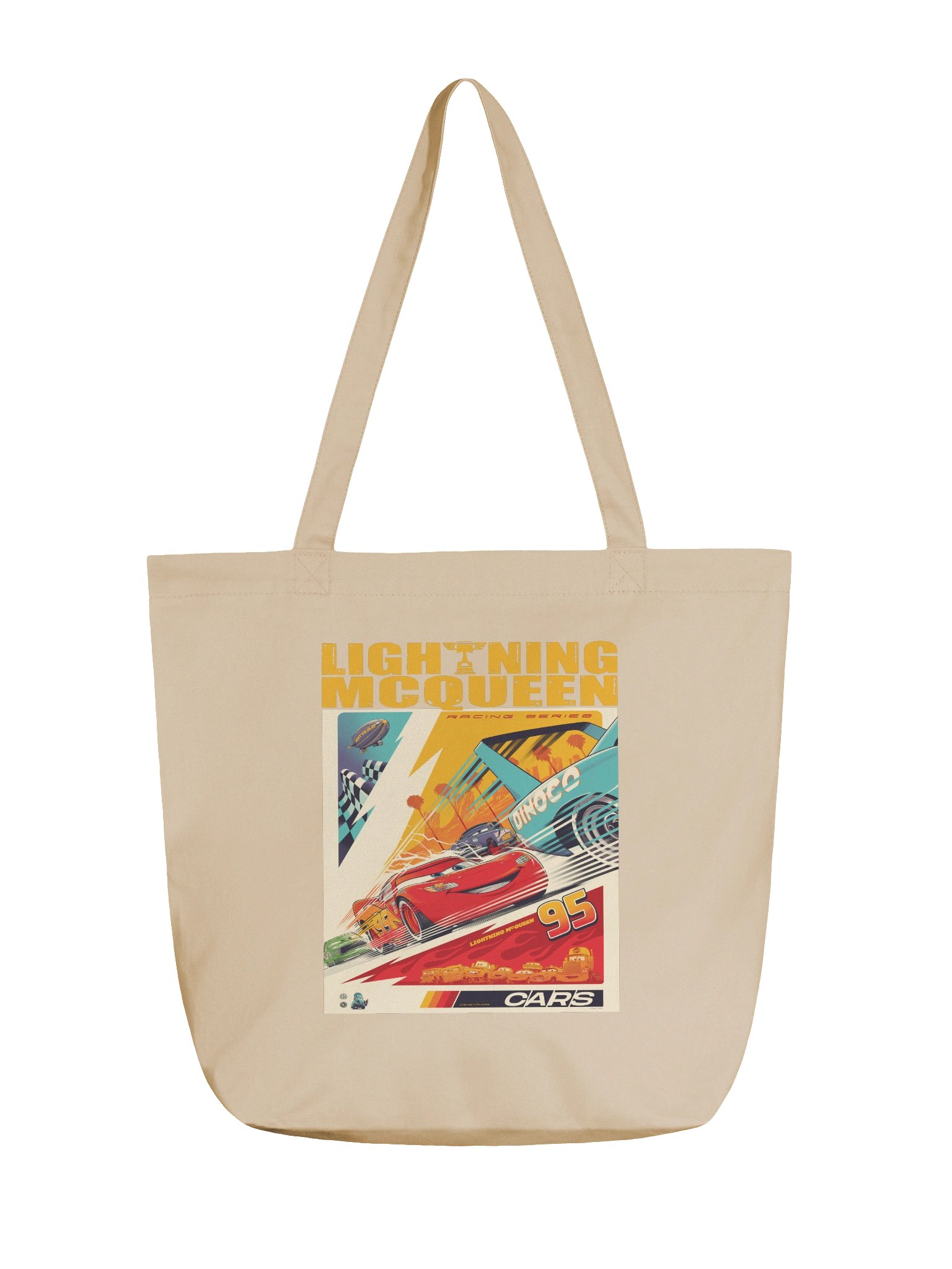 Econscious Retro Racer Tote — Lightning McQueen Poster product image (1)