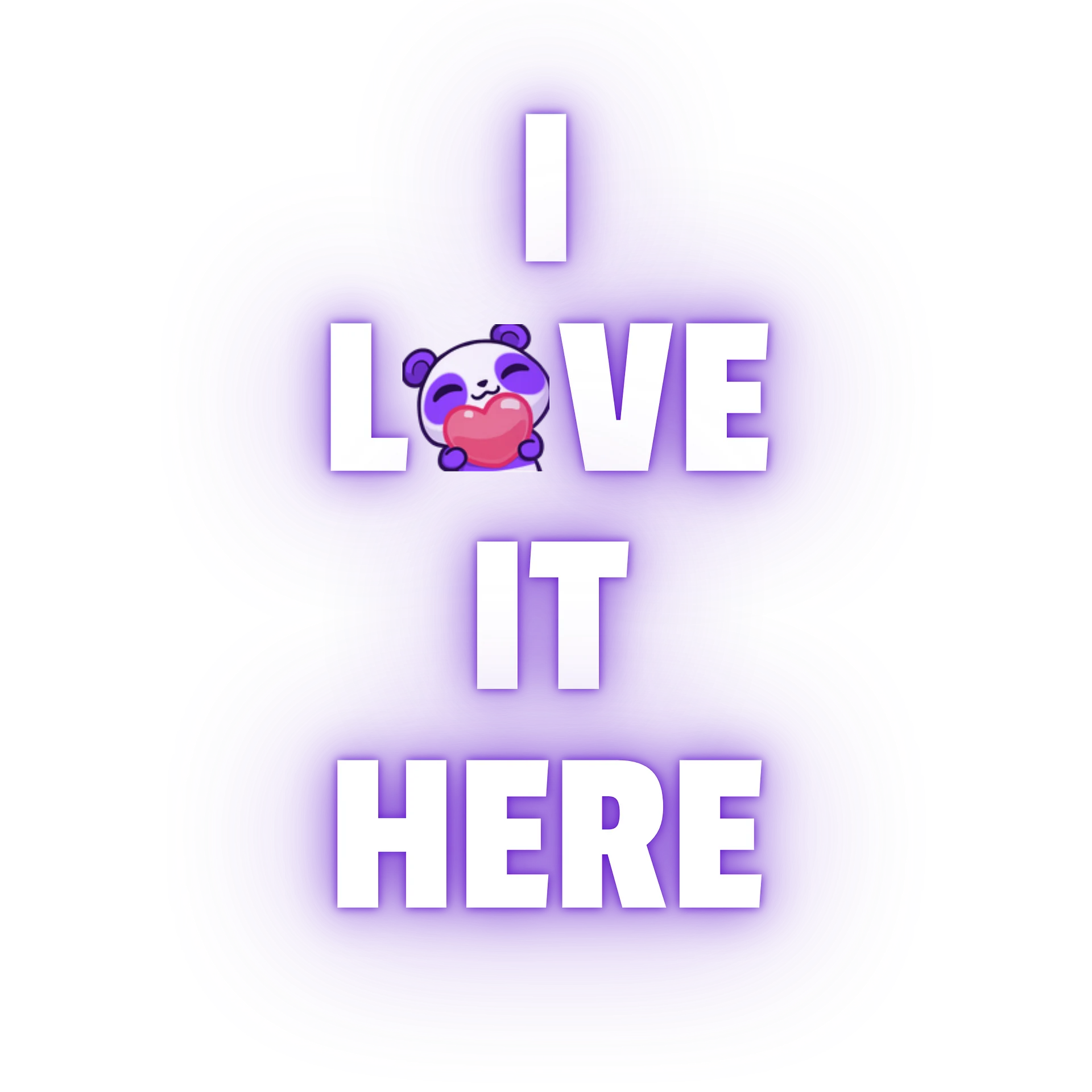 I Love It Here Sticker product image (1)