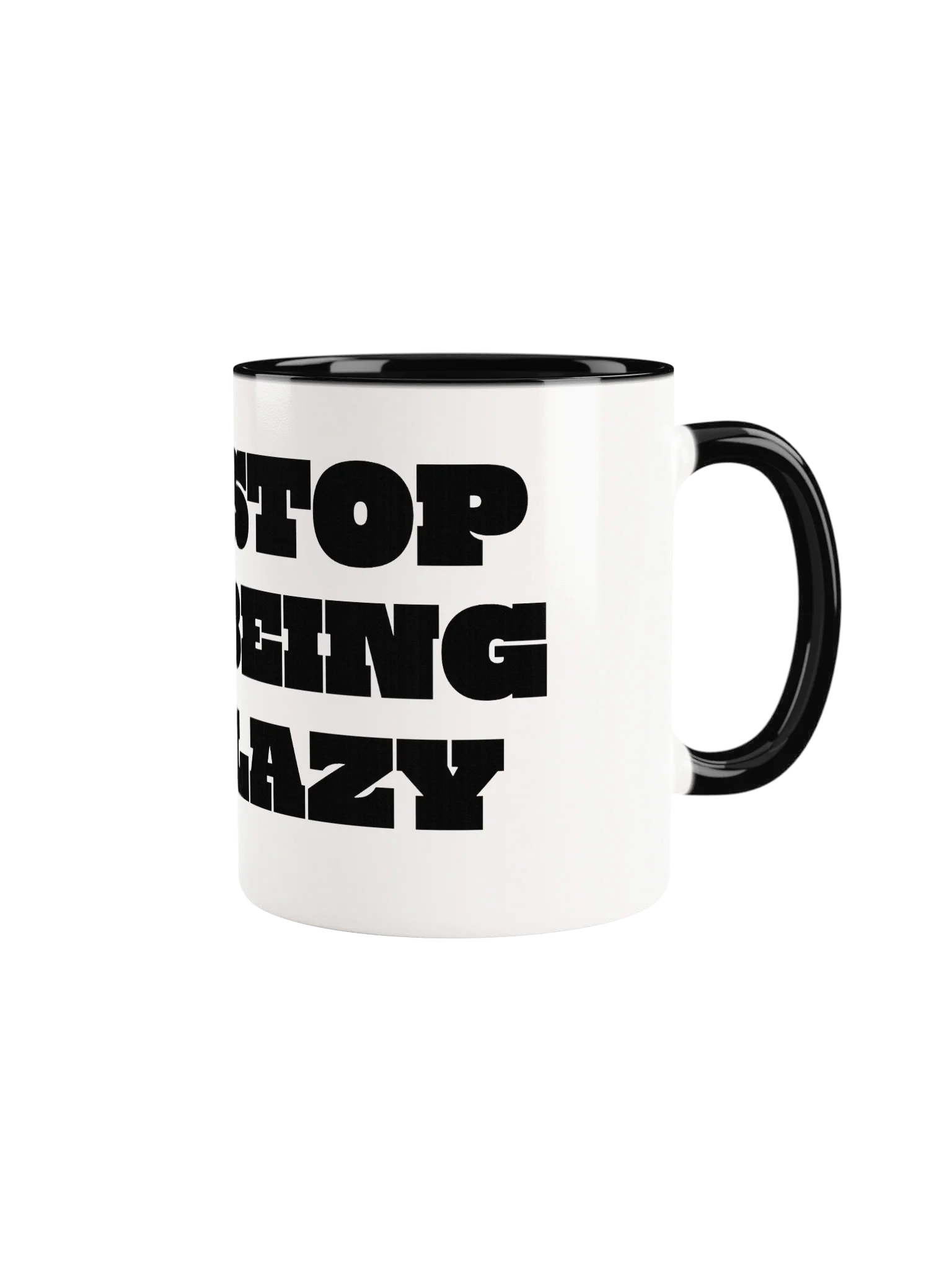 Stop Being Lazy — 11 oz Classic Mug & Stop Being Lazy — 15 oz Big Motivation Mug product image (1)