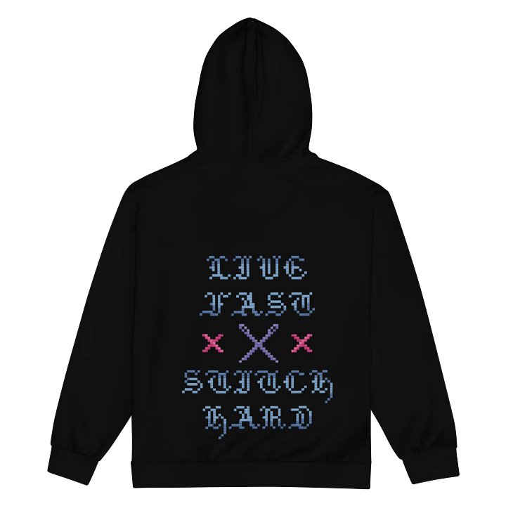 Live Fast Stitch Hard Back Print Hoodie product image (2)