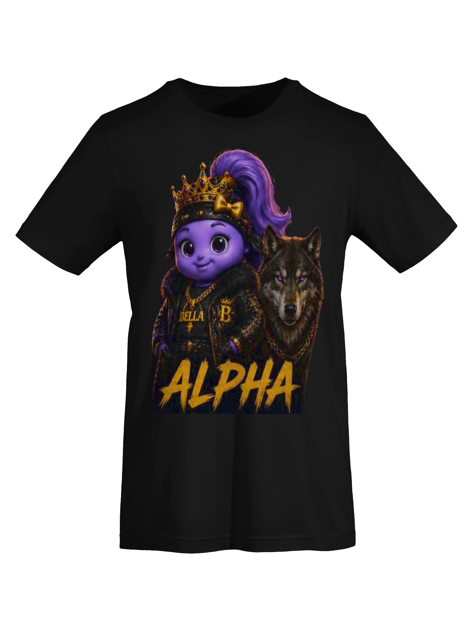 Bella Alpha — Streetwear Wolf Graphic T-Shirt product image (5)