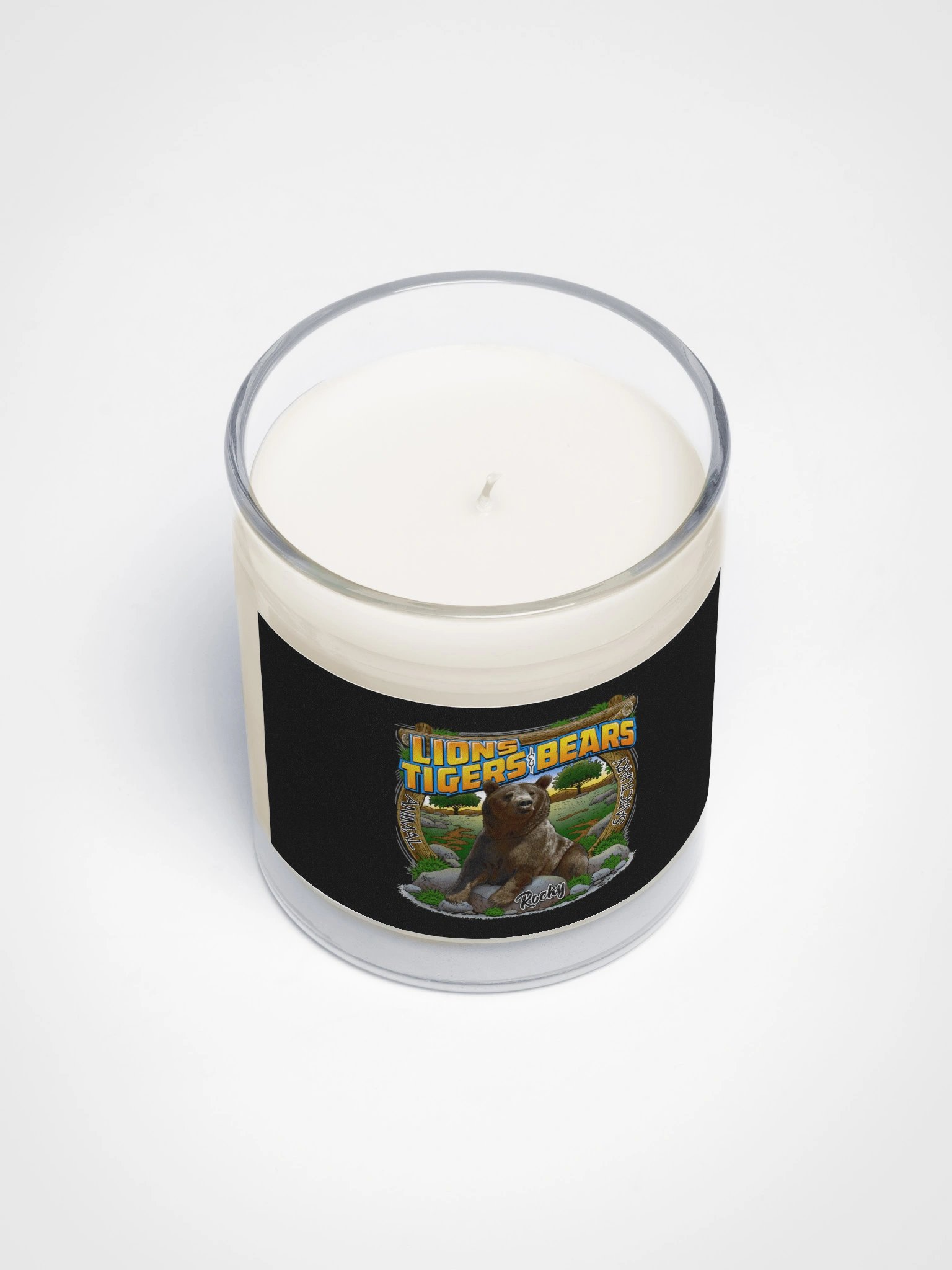 Rocky the Grizzly Candle (Black) product image (3)