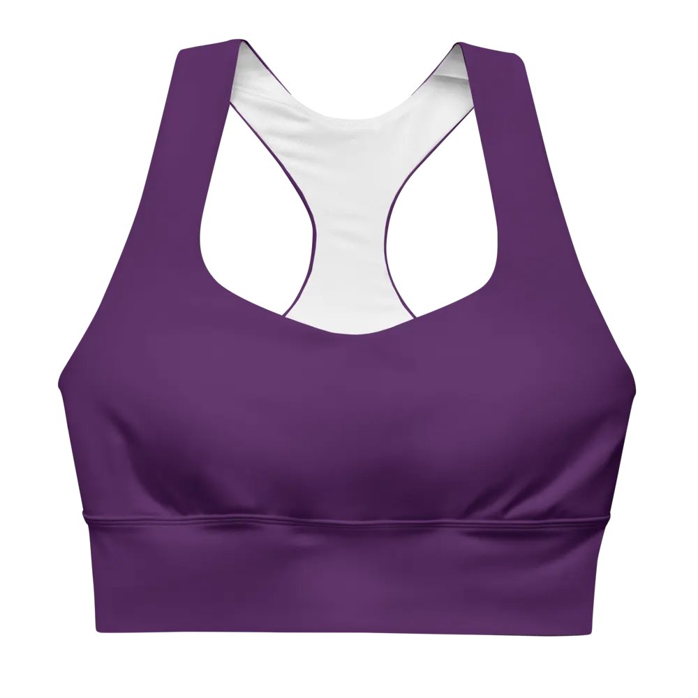 Plum Longline Sports Bra product image (5)