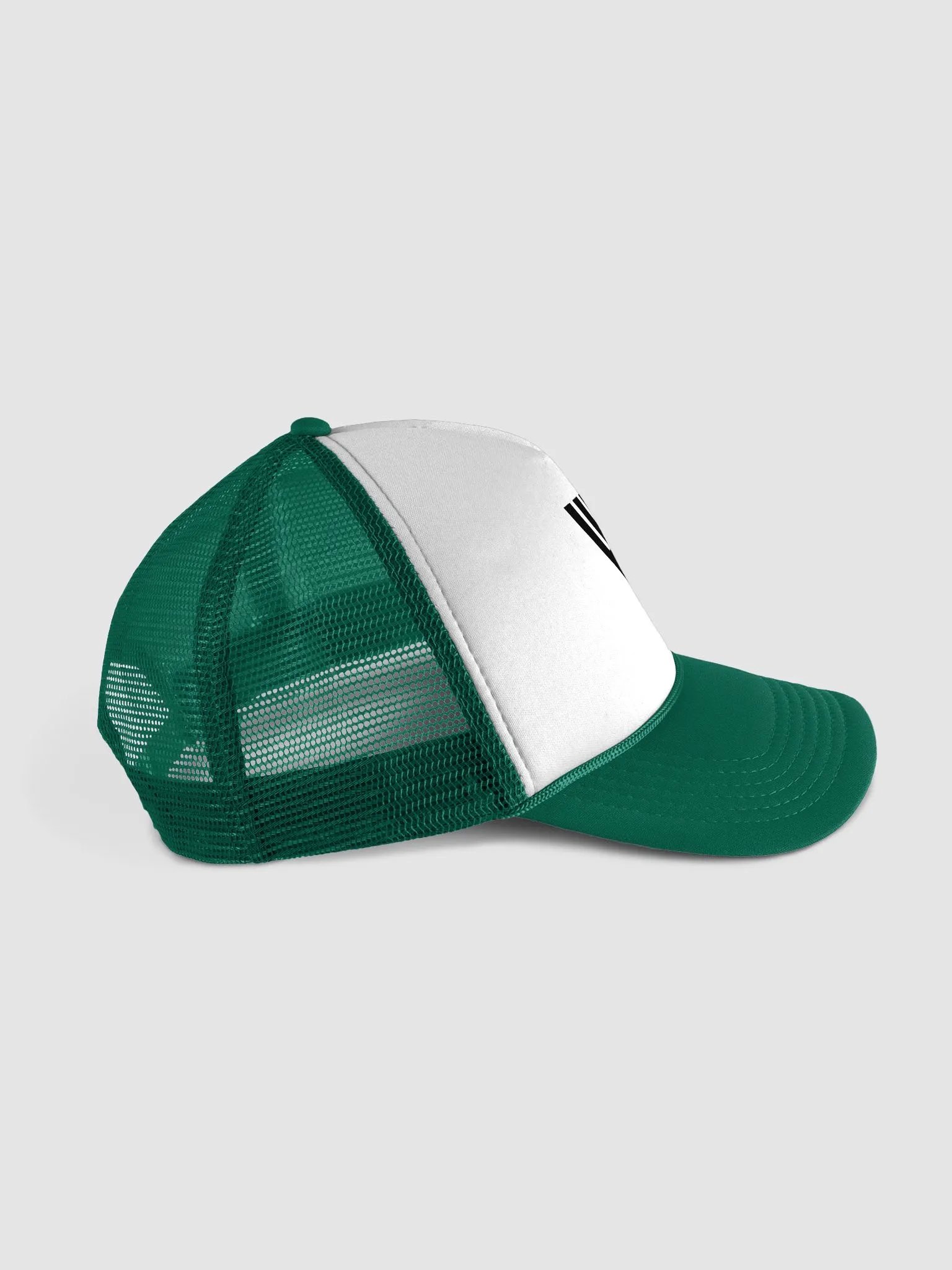 HEYIMSTEVE EMBLEM Blackout Foam Trucker Hat product image (3)