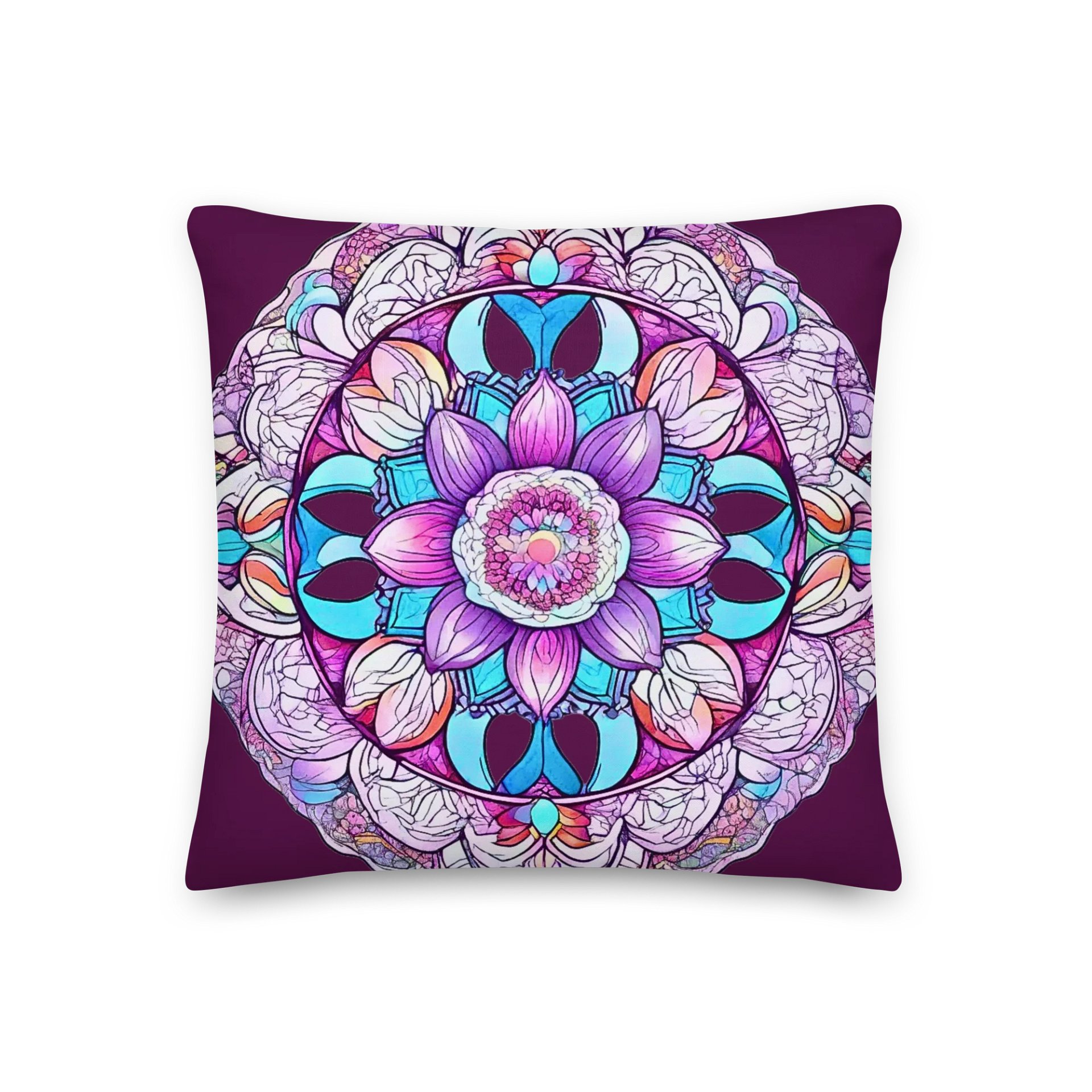 Moonlit Garden Mandala - Pillow product image (3)
