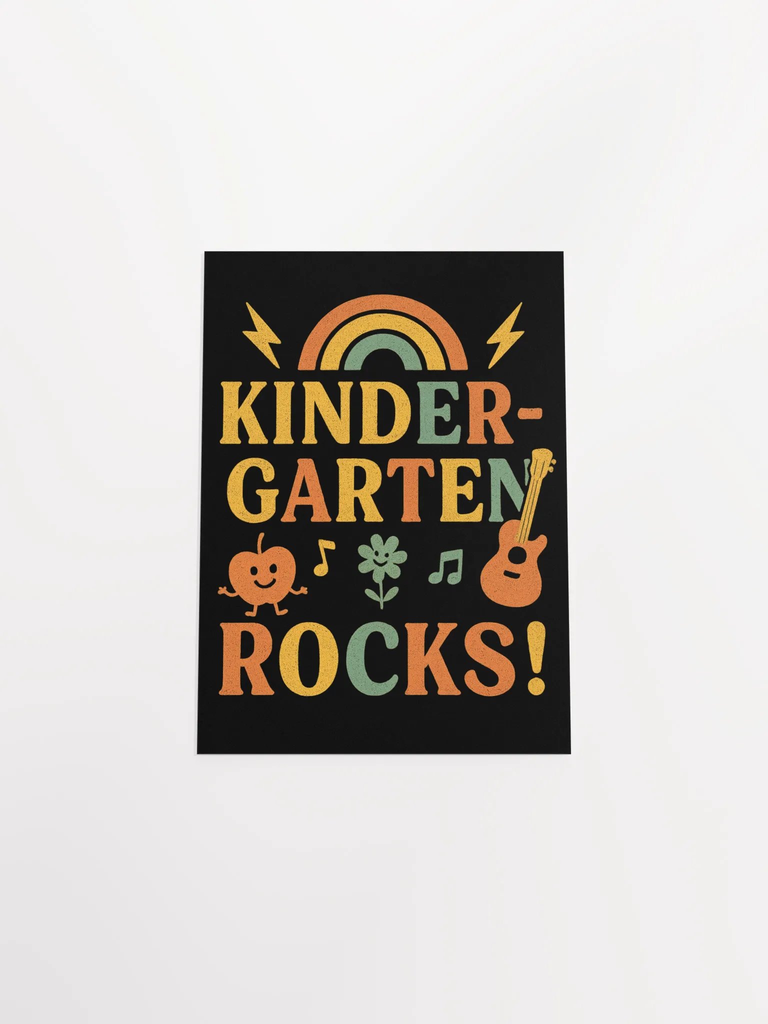Kindergarten Rocks! Poster – Retro Wall Art for Classrooms product image (16)