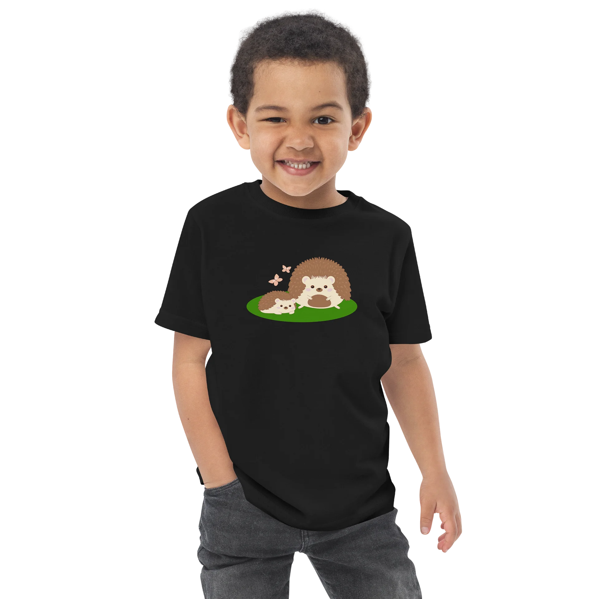 Woodland Families Hedgehog Toddler Jersey T-Shirt product image (8)