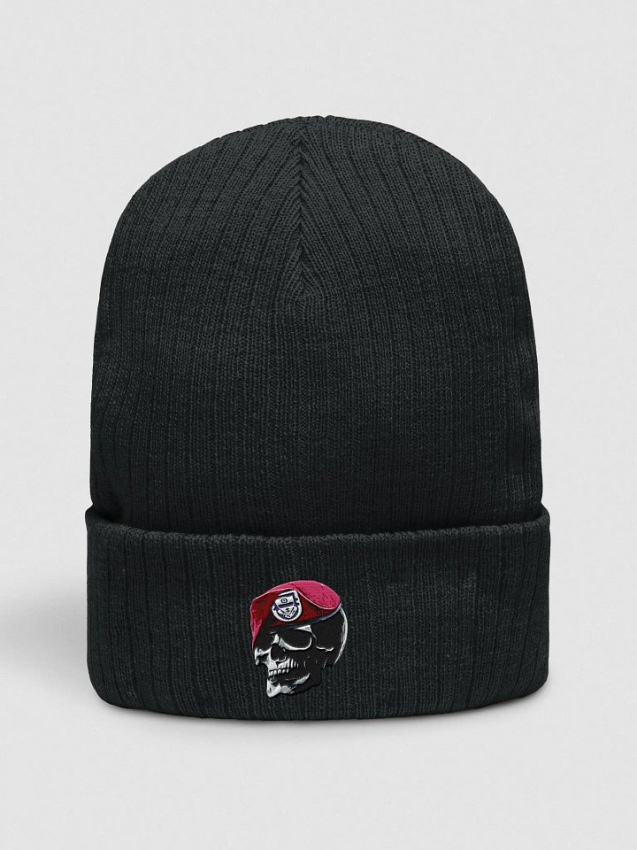 Skull Beret Beanie product image (1)