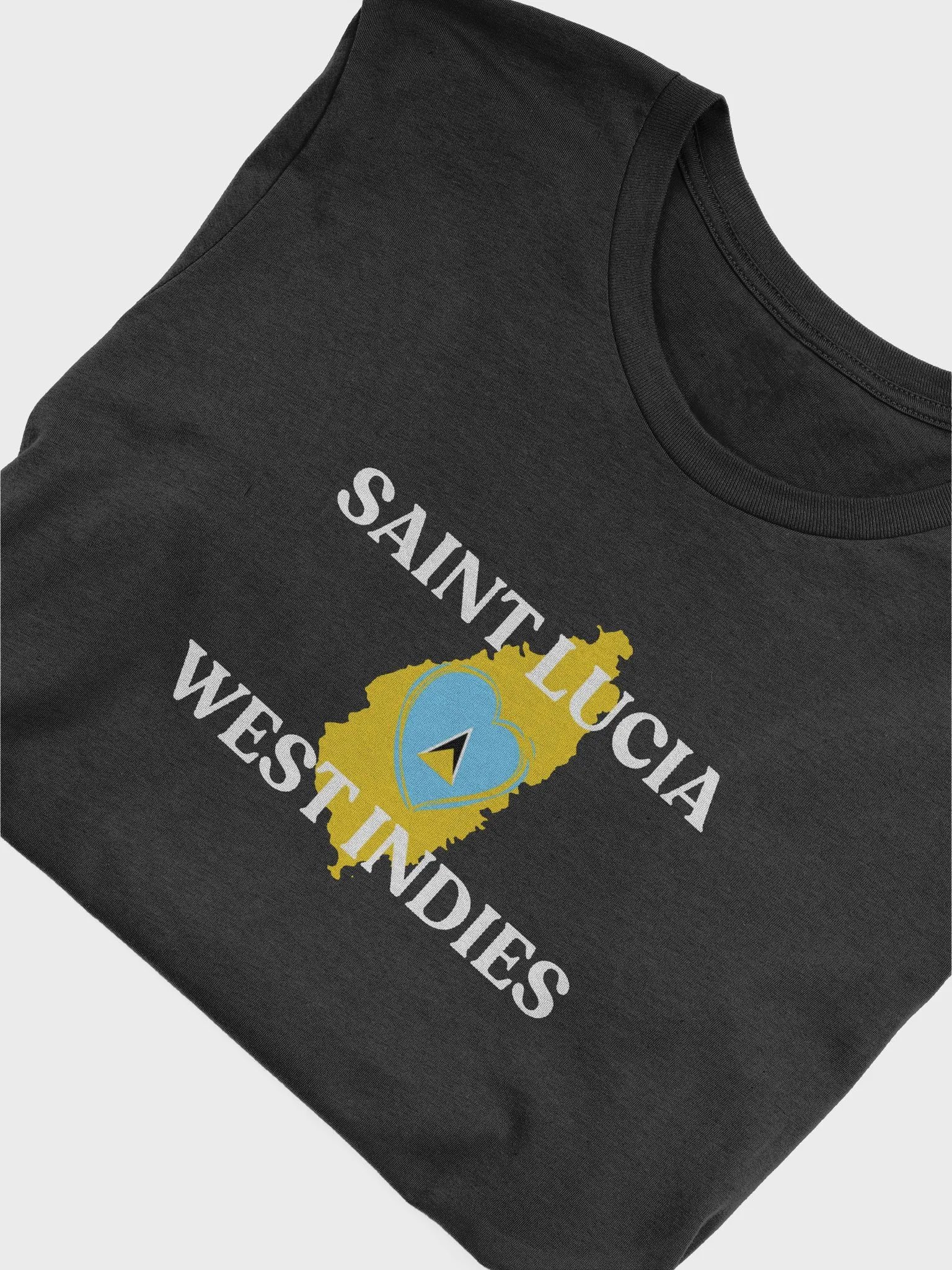 Saint Lucia Heartbeat Graphic T-Shirt product image (76)