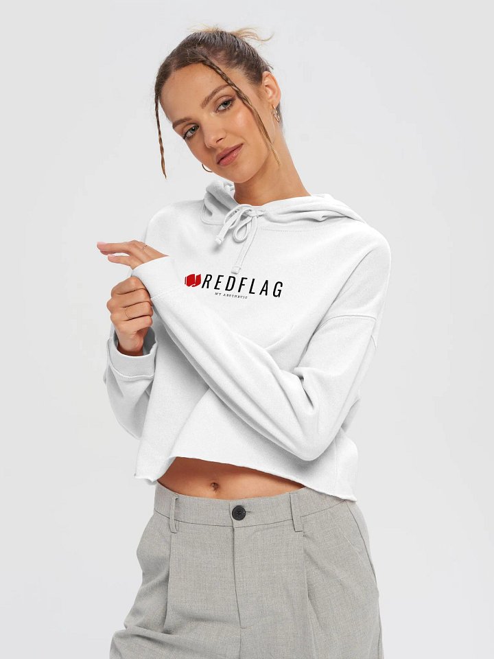 Red Flag Cropped Hoodie product image (1)