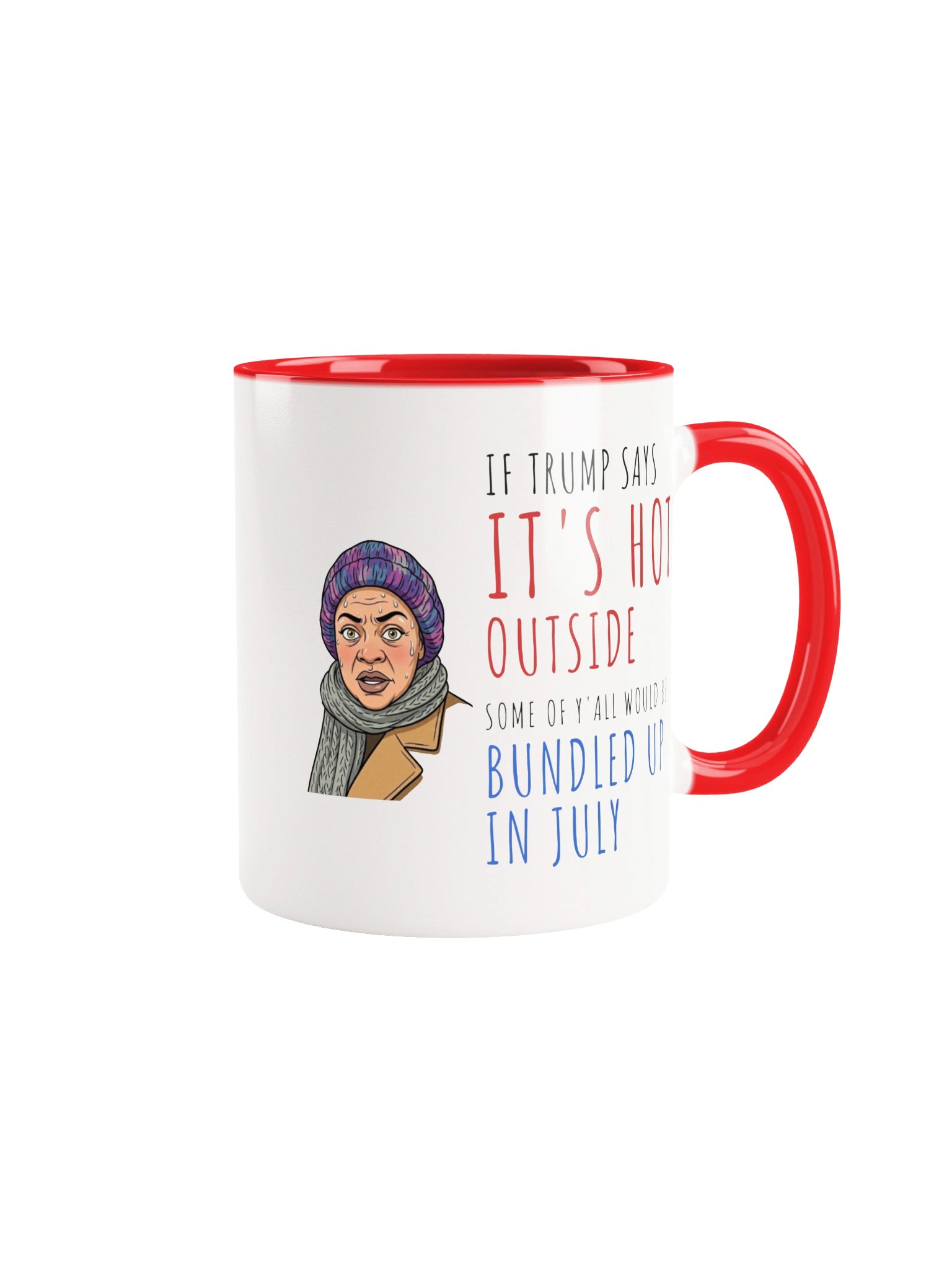 The Weather Girl Mug - Red Handle product image (1)