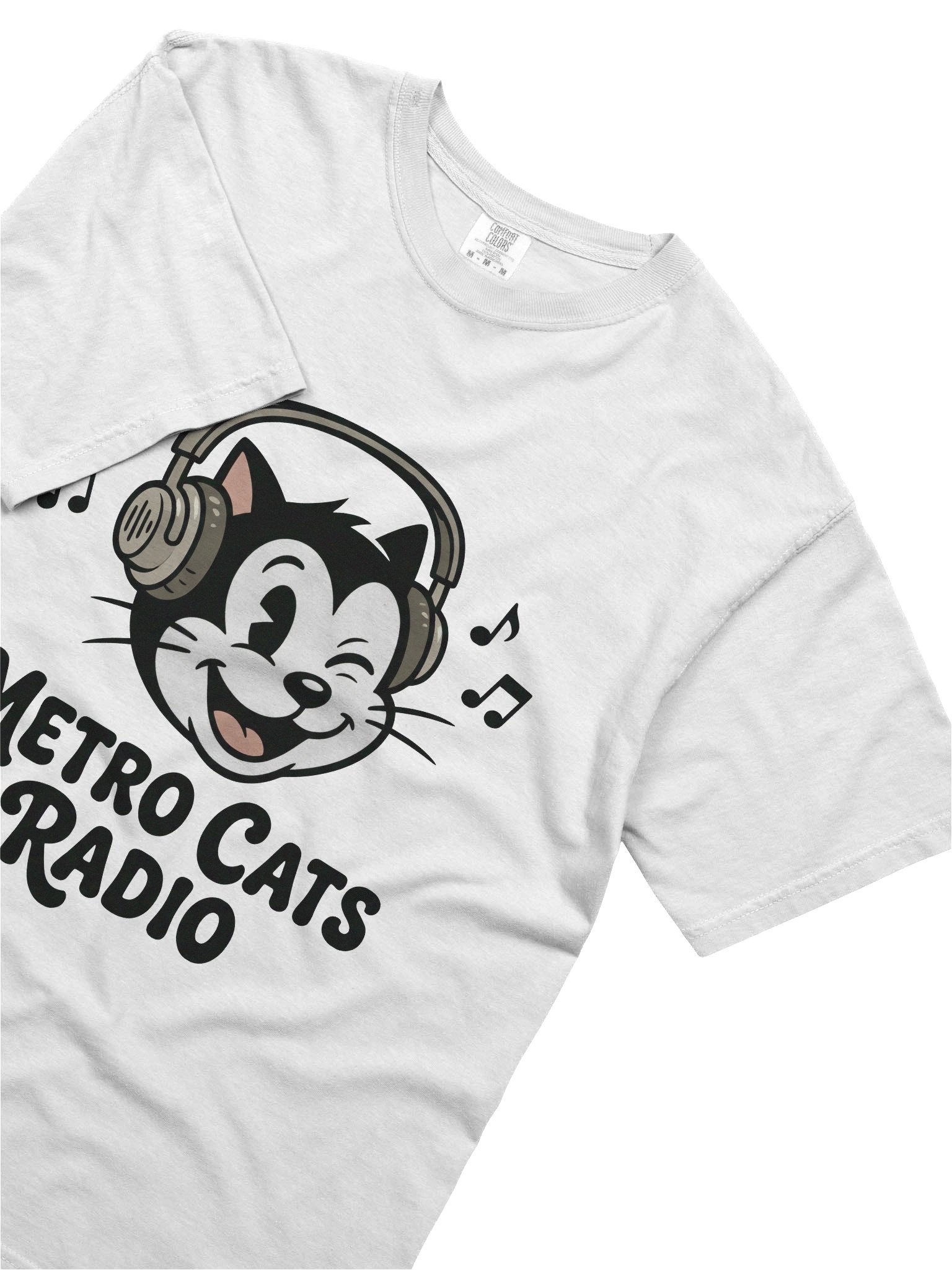 Metro Cats Radio 100% Cotton T-Shirt product image (5)