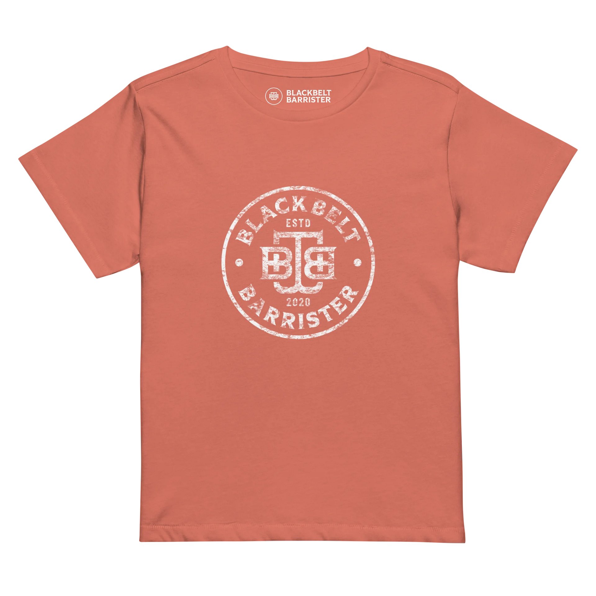 BBB Distressed Women's High-Waisted Tee White product image (3)