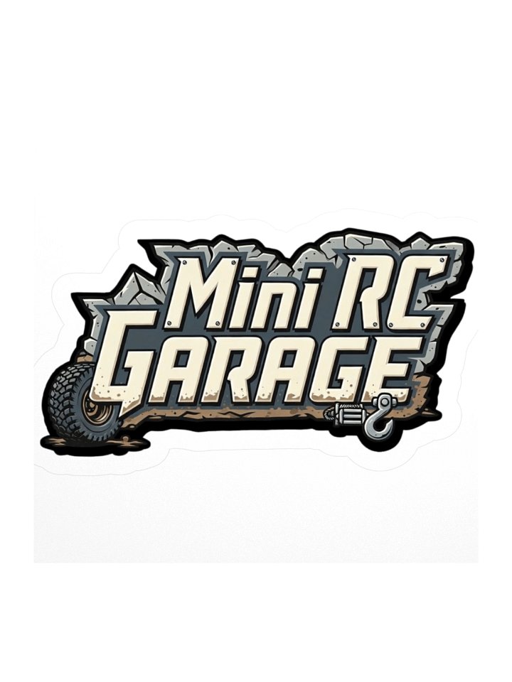 Mini RC Garage Kiss Cut Stickers product image (2)