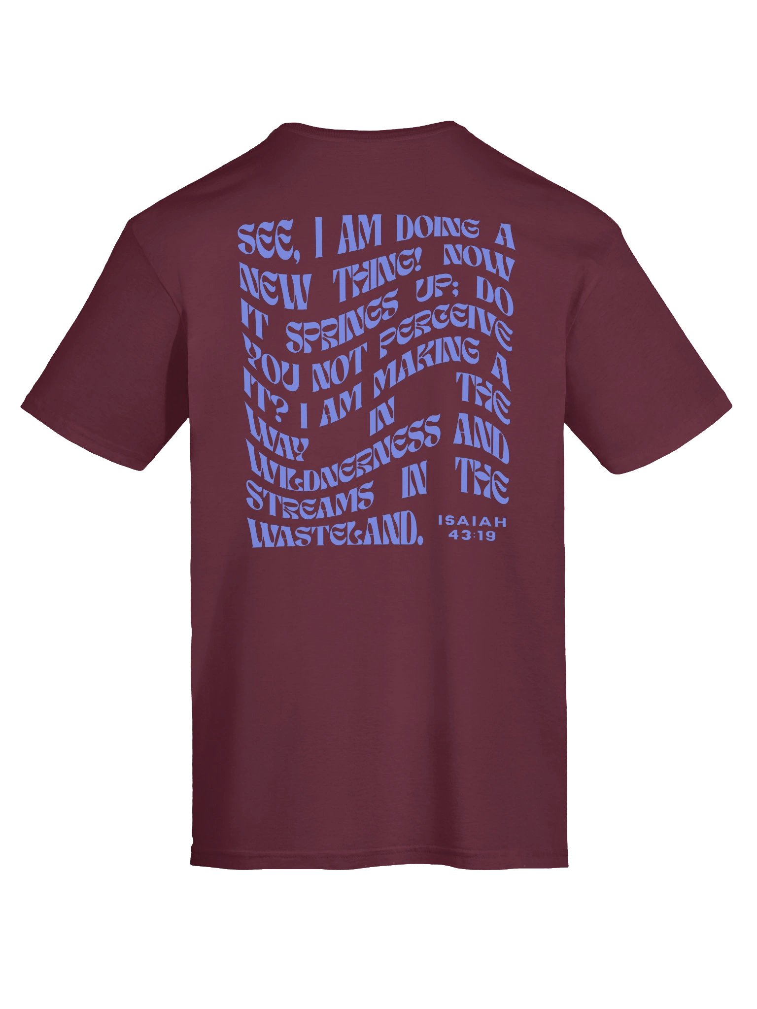 Isaiah 43:19 T-Shirt (English) product image (147)