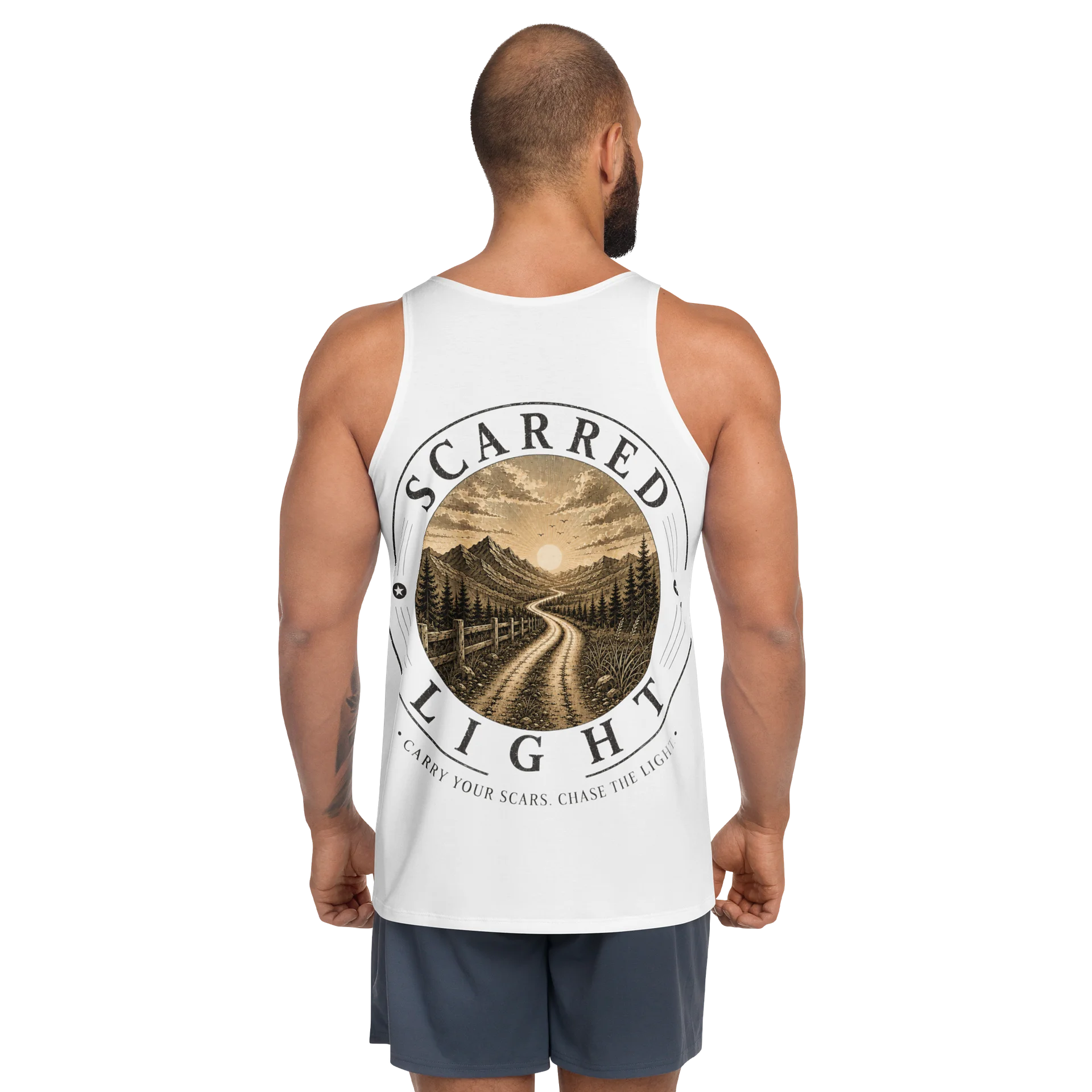 The Scarred Light Men’s Tank Top product image (4)