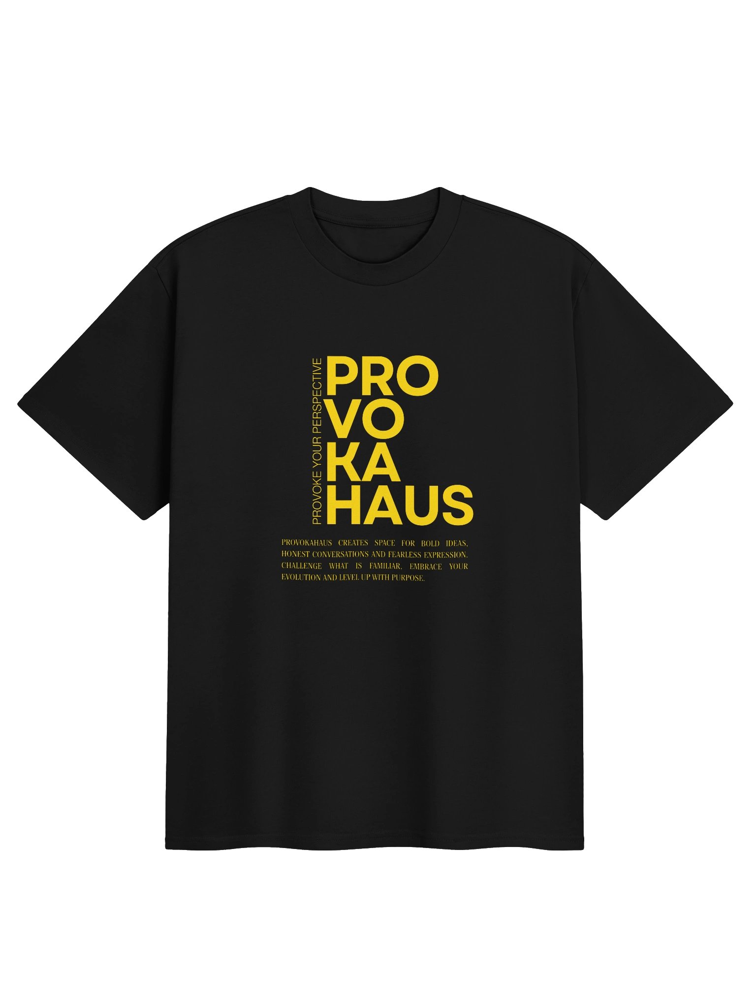 ProvokaHaus Perspective Heavy Tee – Black product image (3)