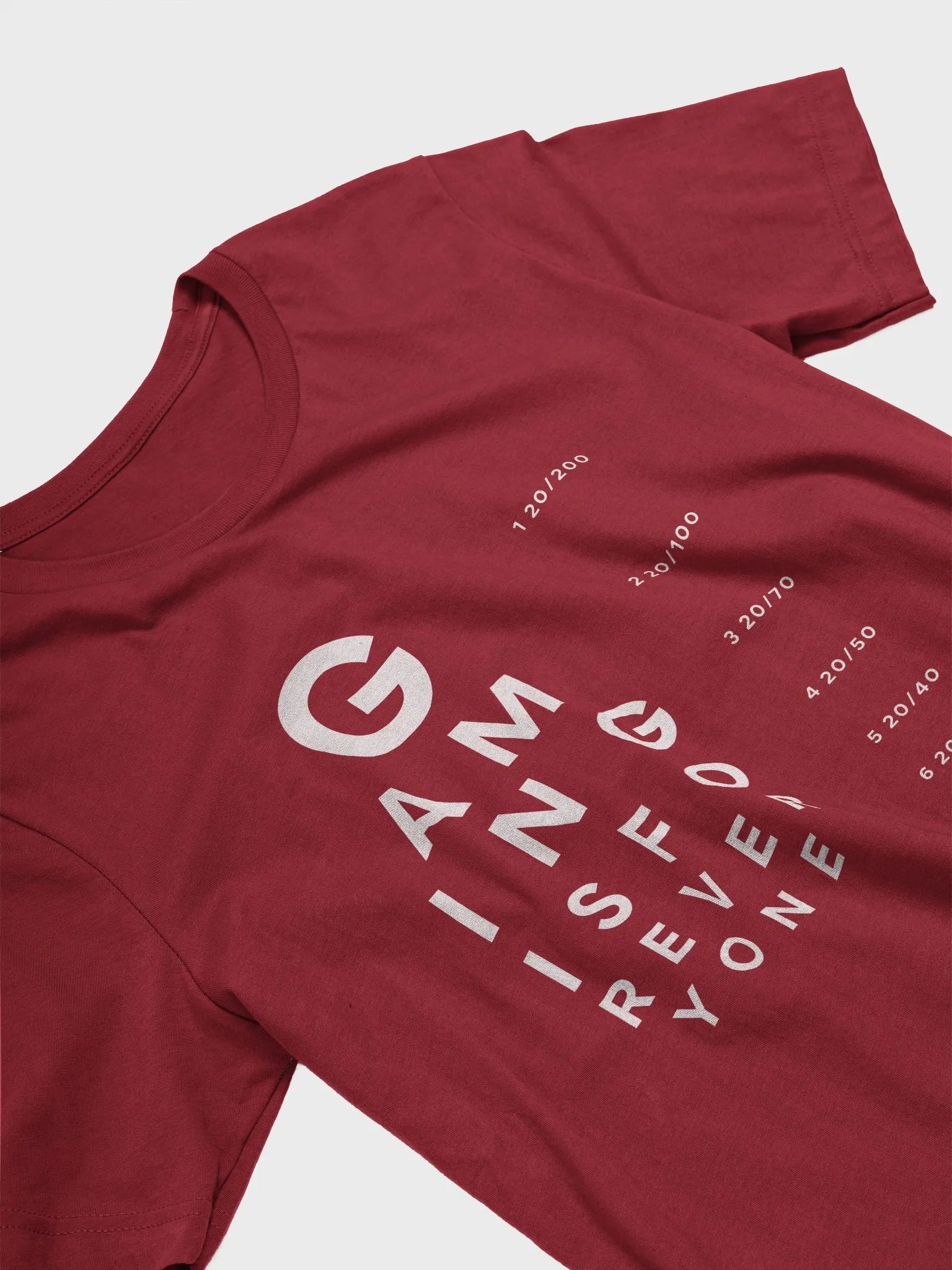 Gaming Is For Everyone - Eye Chart - Bella+Canvas Supersoft T-Shirt product image (2)