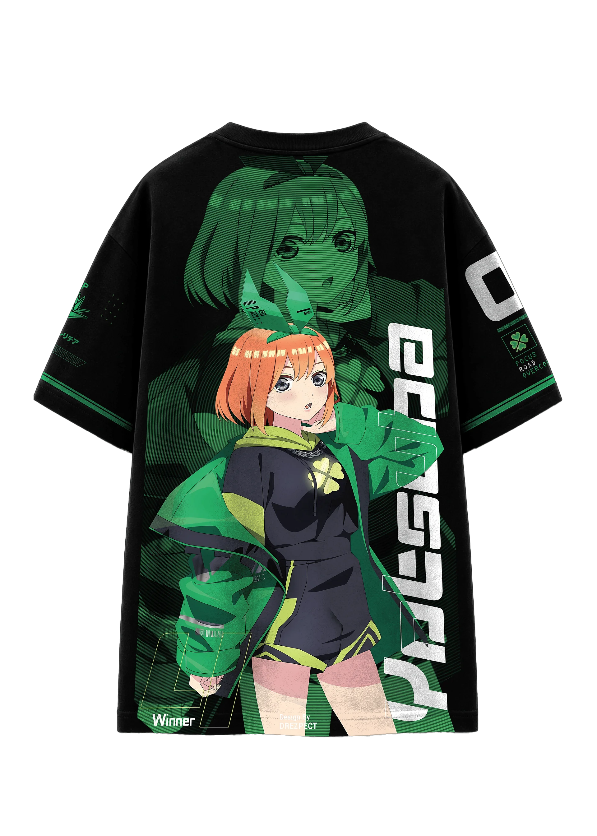 Yotsuba Nakano Heavyweight Oversize Tee (240 GSM) product image (2)