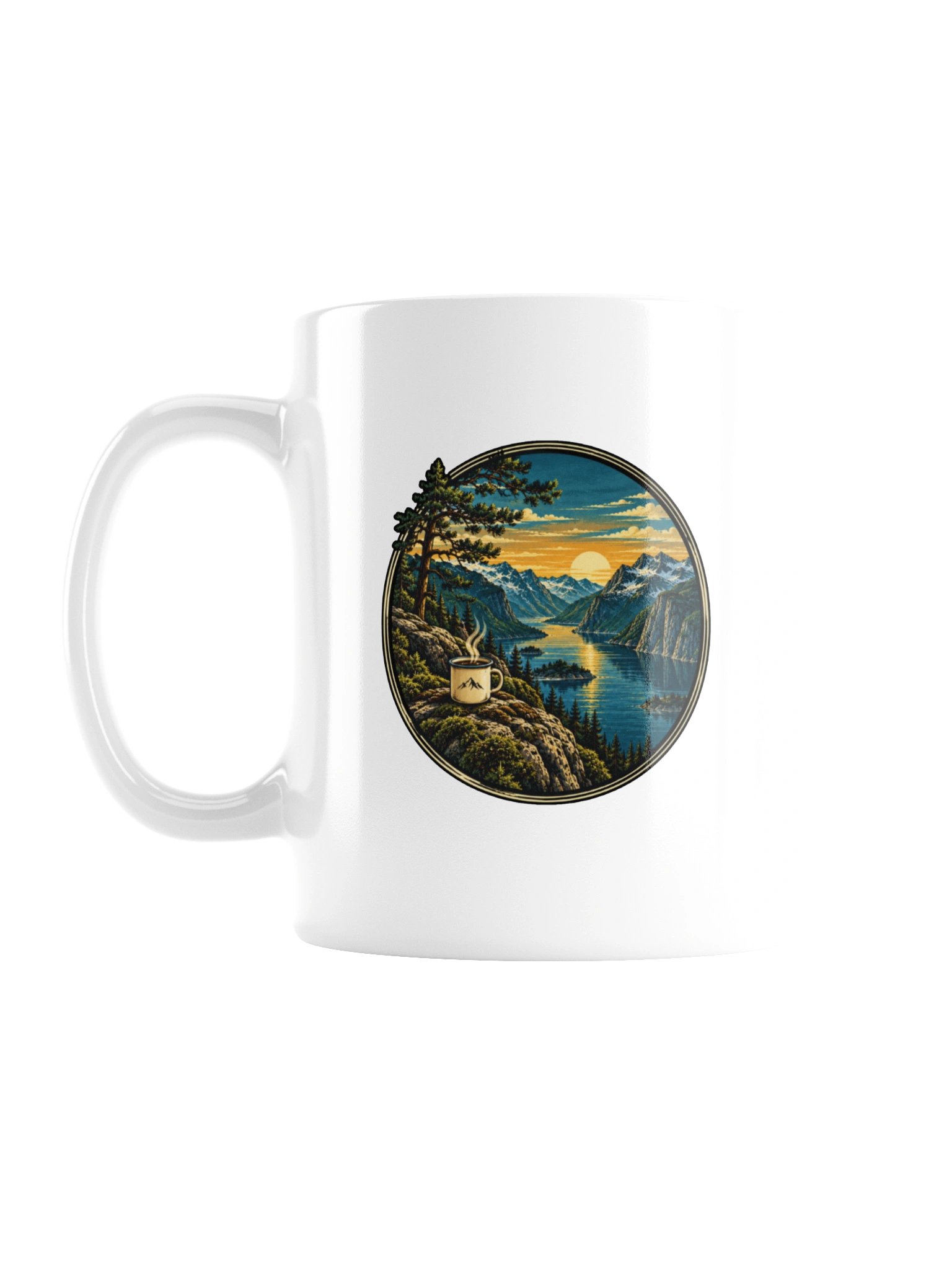 Mountain Sunrise – Coffee & Adventure Mug product image (2)