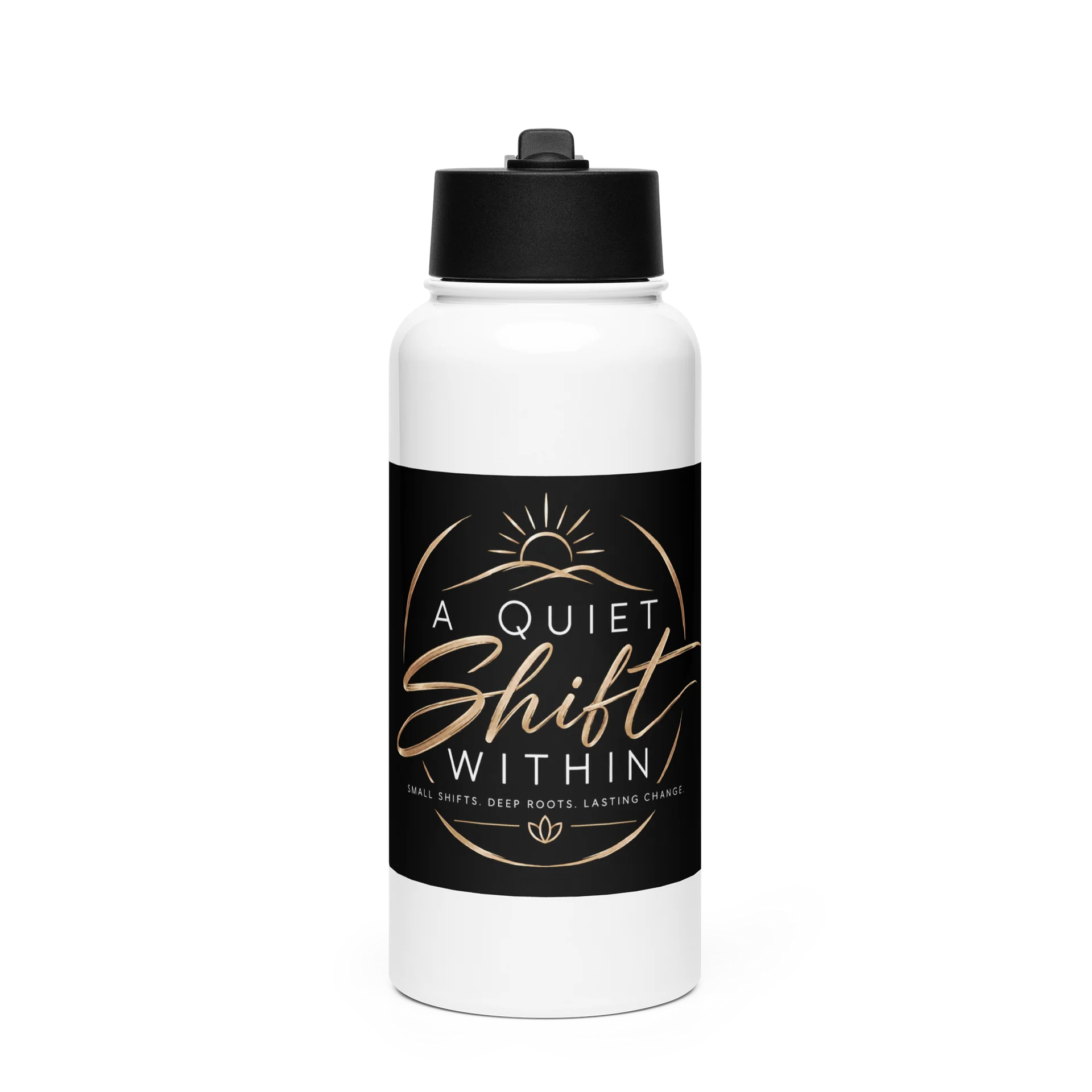 A Quiet Shift Within Water Bottle product image (1)