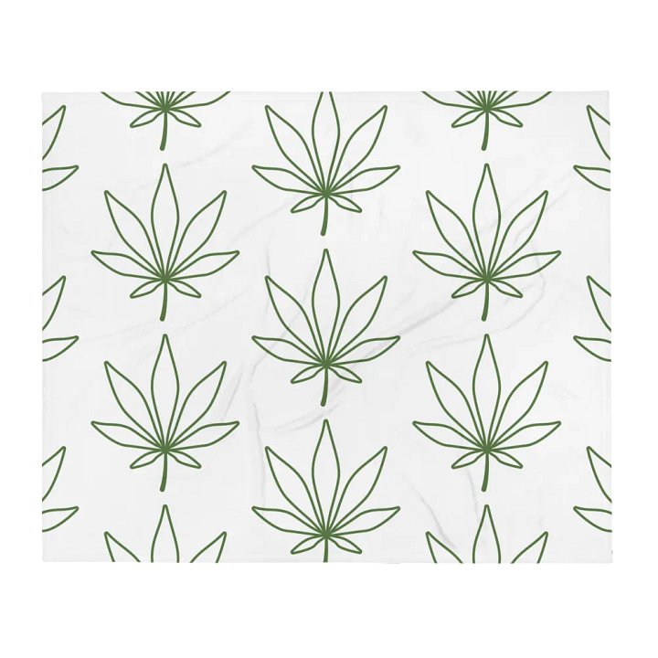 Cannabis Leaf Blanket product image (2)