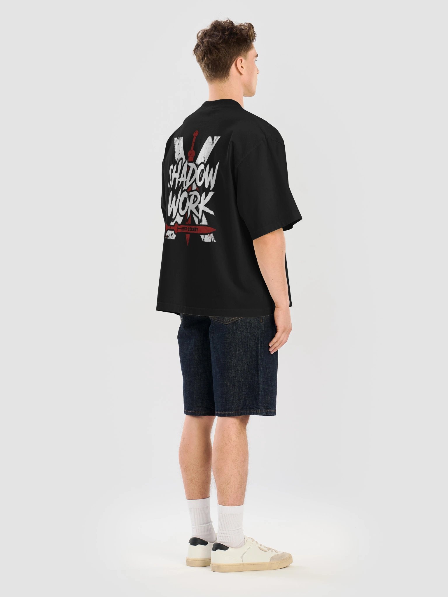 Shadow Work. - Heavyweight Oversized Tee product image (8)