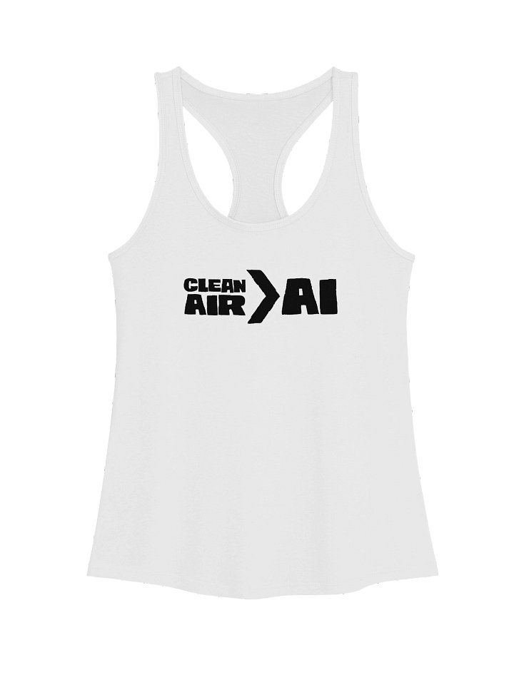 Clean Air > AI Women's White Tank Top product image (1)