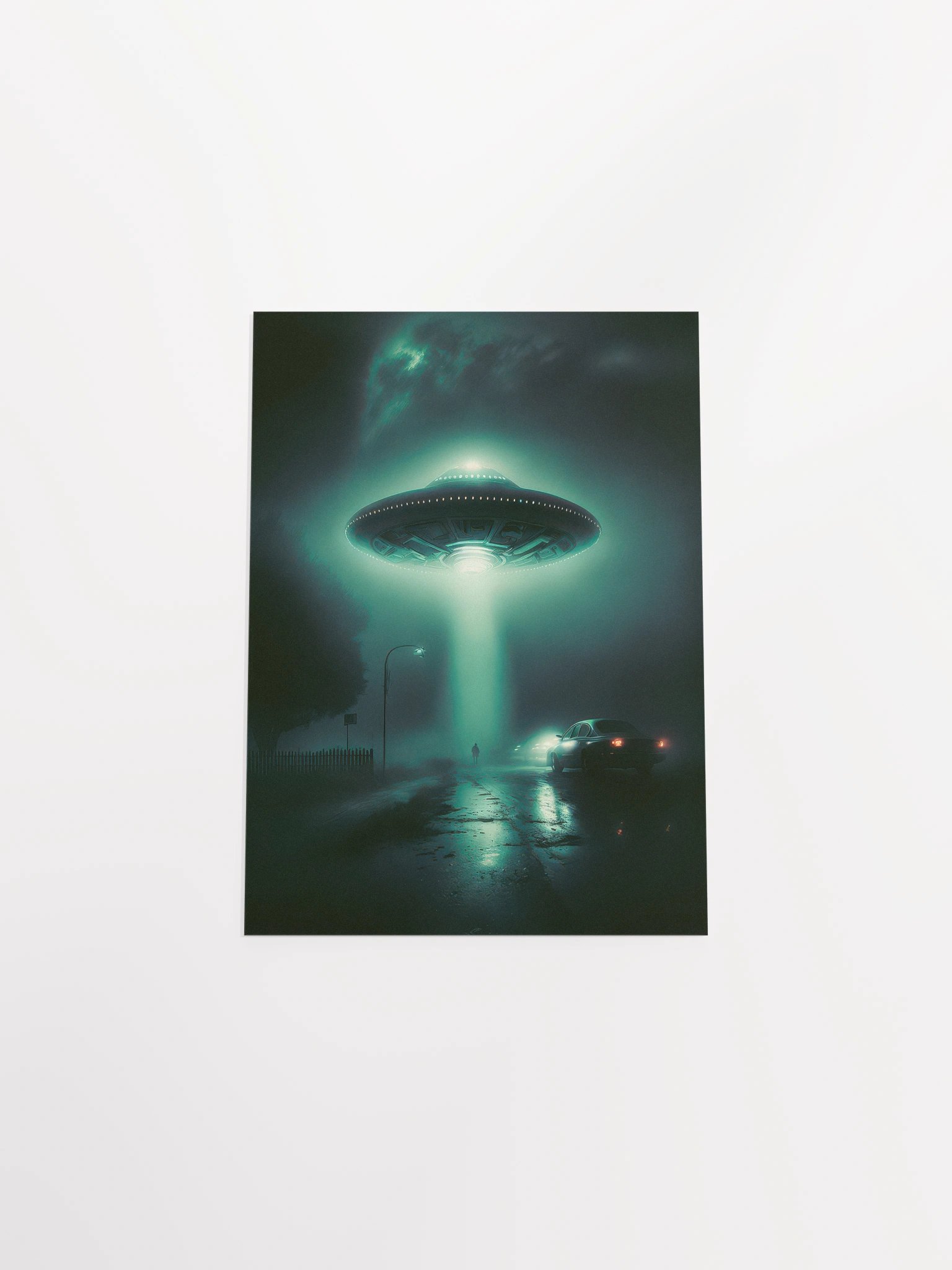 The Truth is Out There / The X-Files photo of UFO — sci-fi poster, movie art, I want to believe poster, space print, aliens wall decor product image (9)