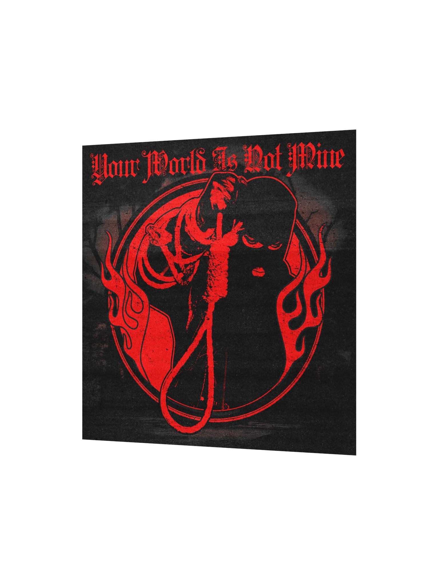 YOUR WORLD IS NOT MINE POSTER RED product image (8)