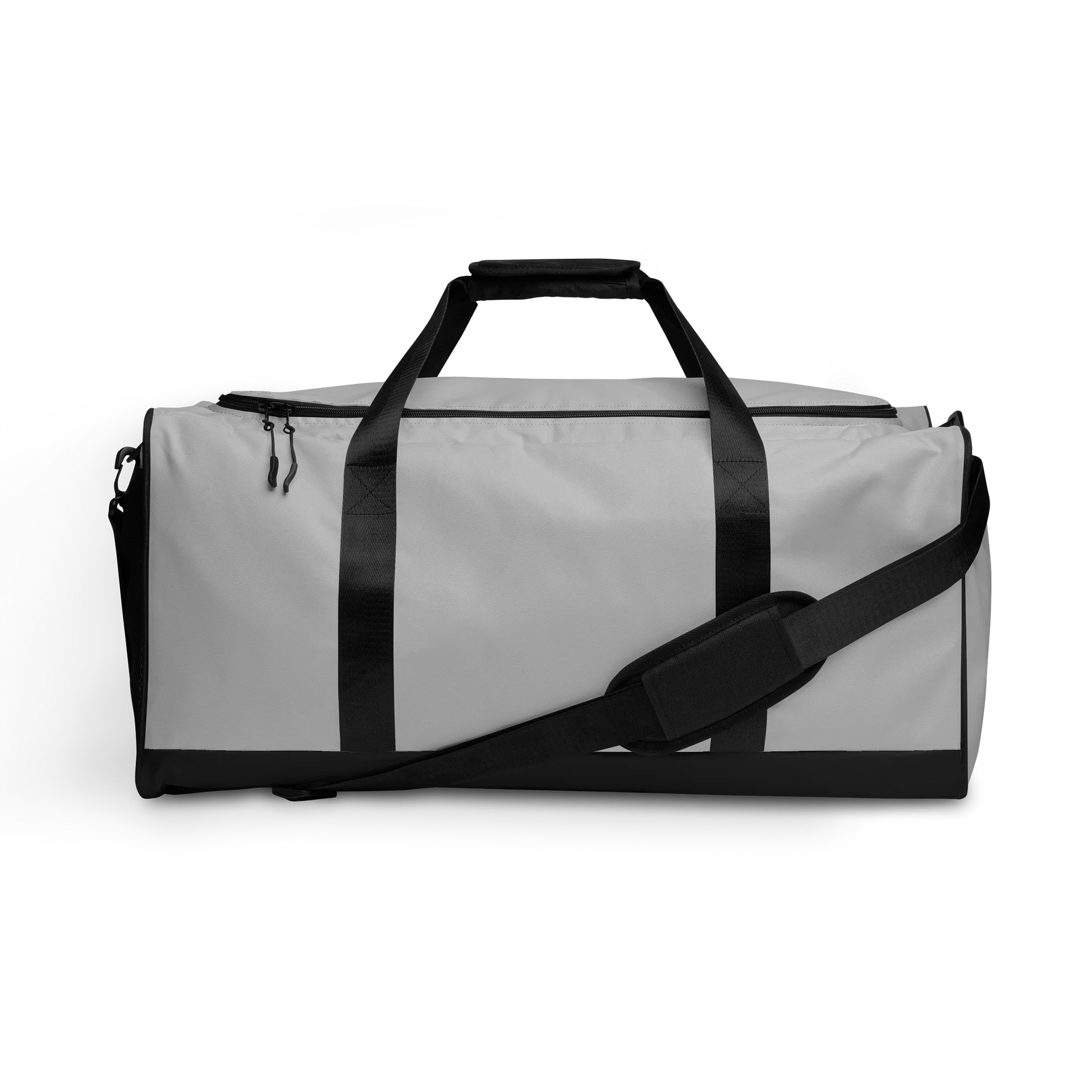 Minimal Gray All-Over Print Duffle Bag product image (2)
