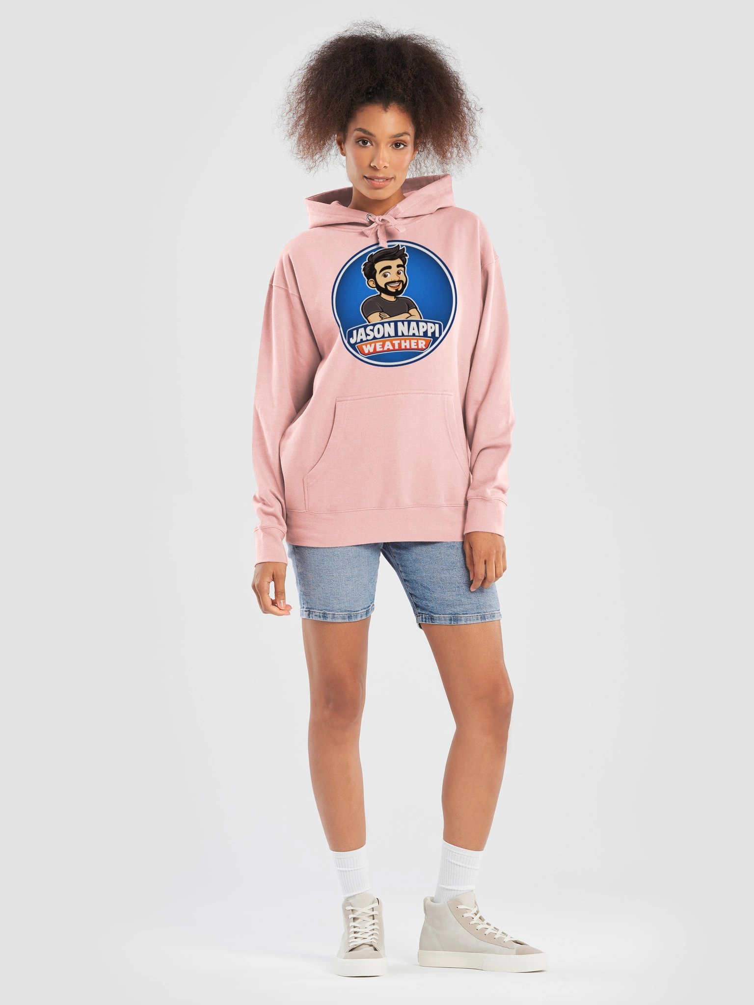 Jason Nappi Weather Signature Logo Hoodie Pink product image (7)