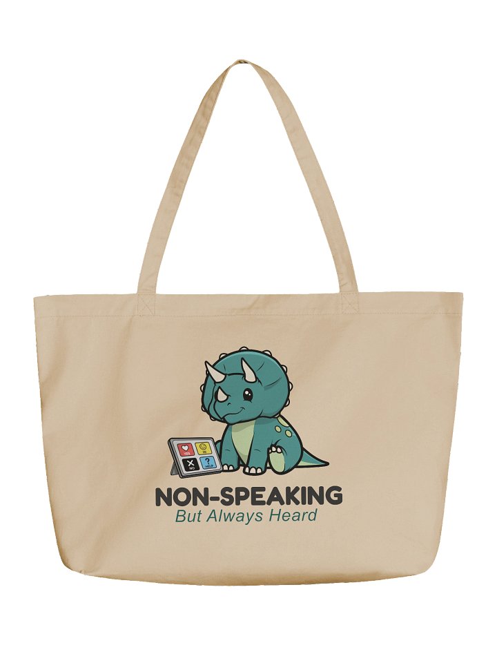 Non-Speaking, But Always Heard - Cotton Tote product image (1)