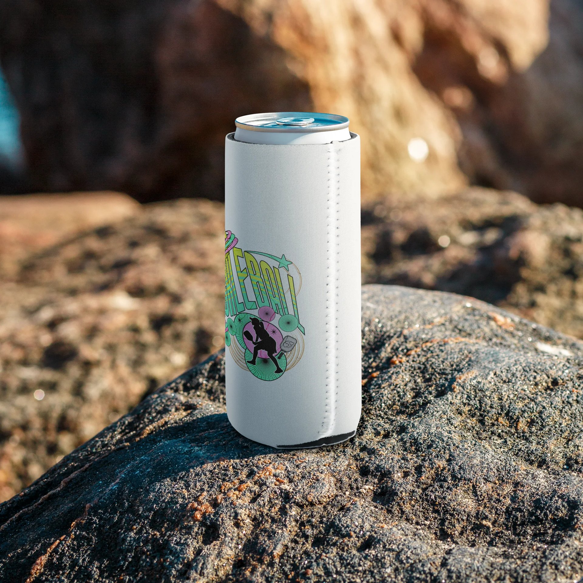 Pickleball Space Can Cooler product image (7)