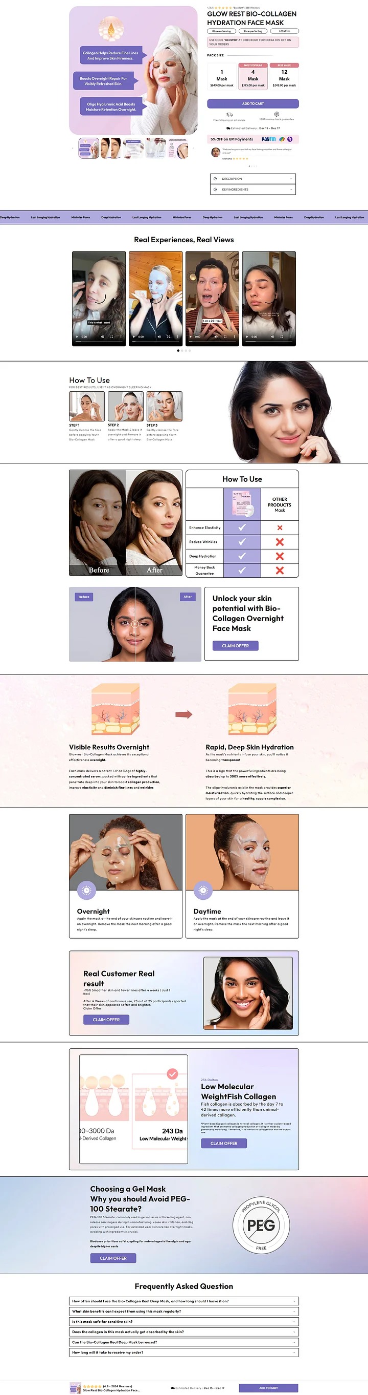 CRO Optimized Product Page Template For Skincare Brand | GemPages product image (2)