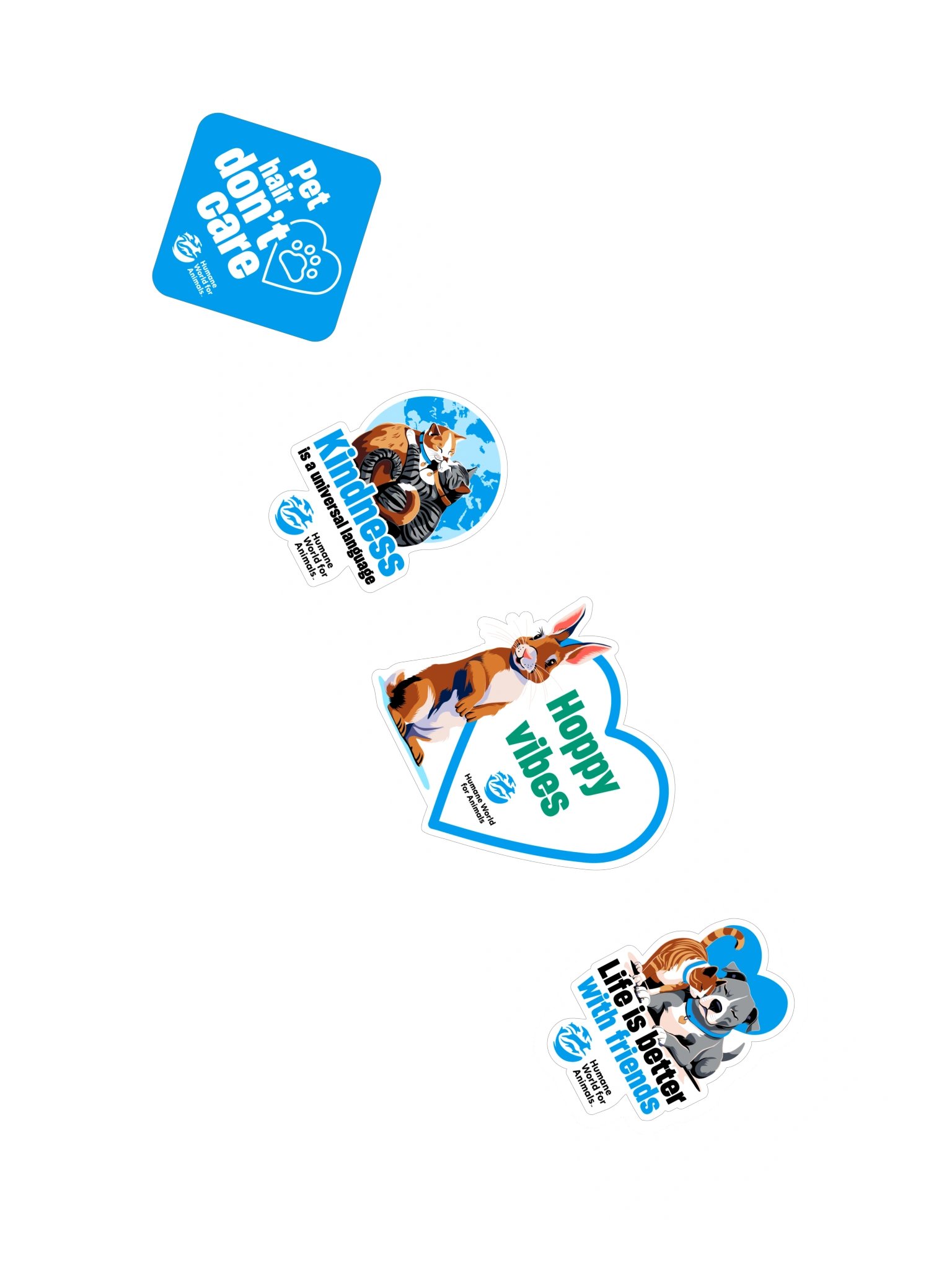 Companion animals stickers – Set of 4 product image (7)