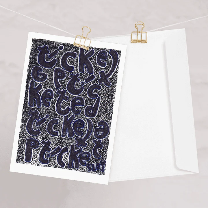 Ticketed Greeting Card product image (1)