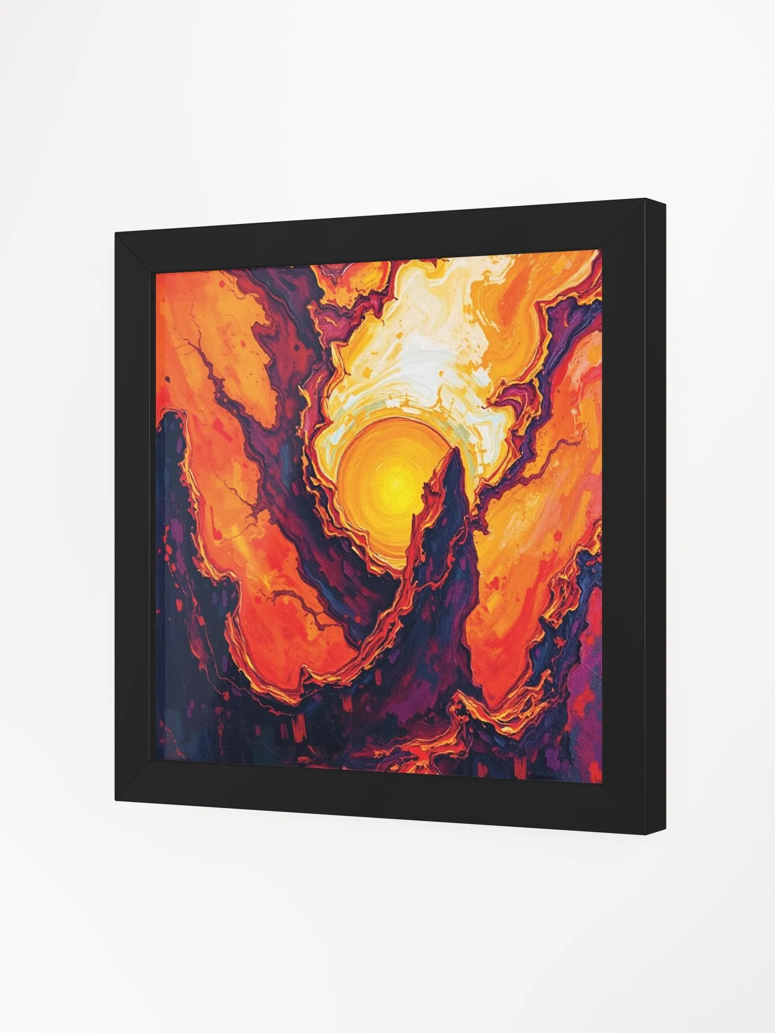Radiant Sunburst Framed Print product image (26)