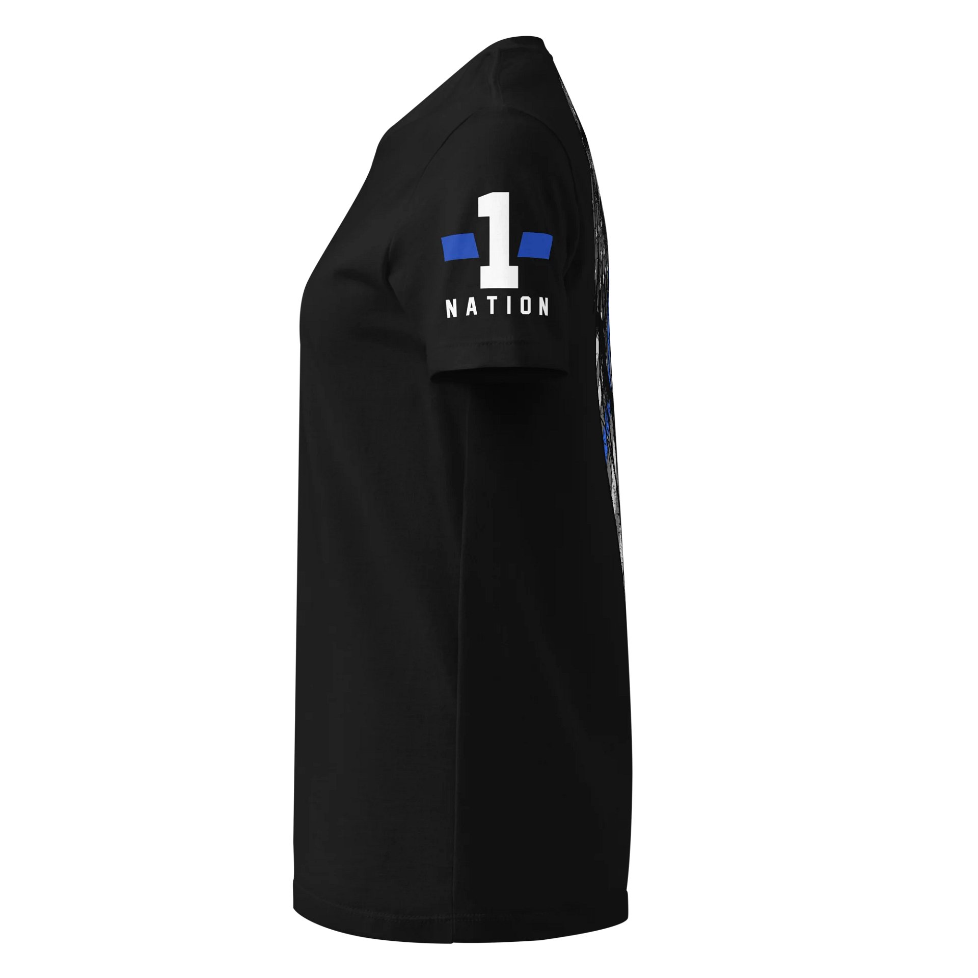 Thin Blue Line Angel Wings Women's Fit product image (2)