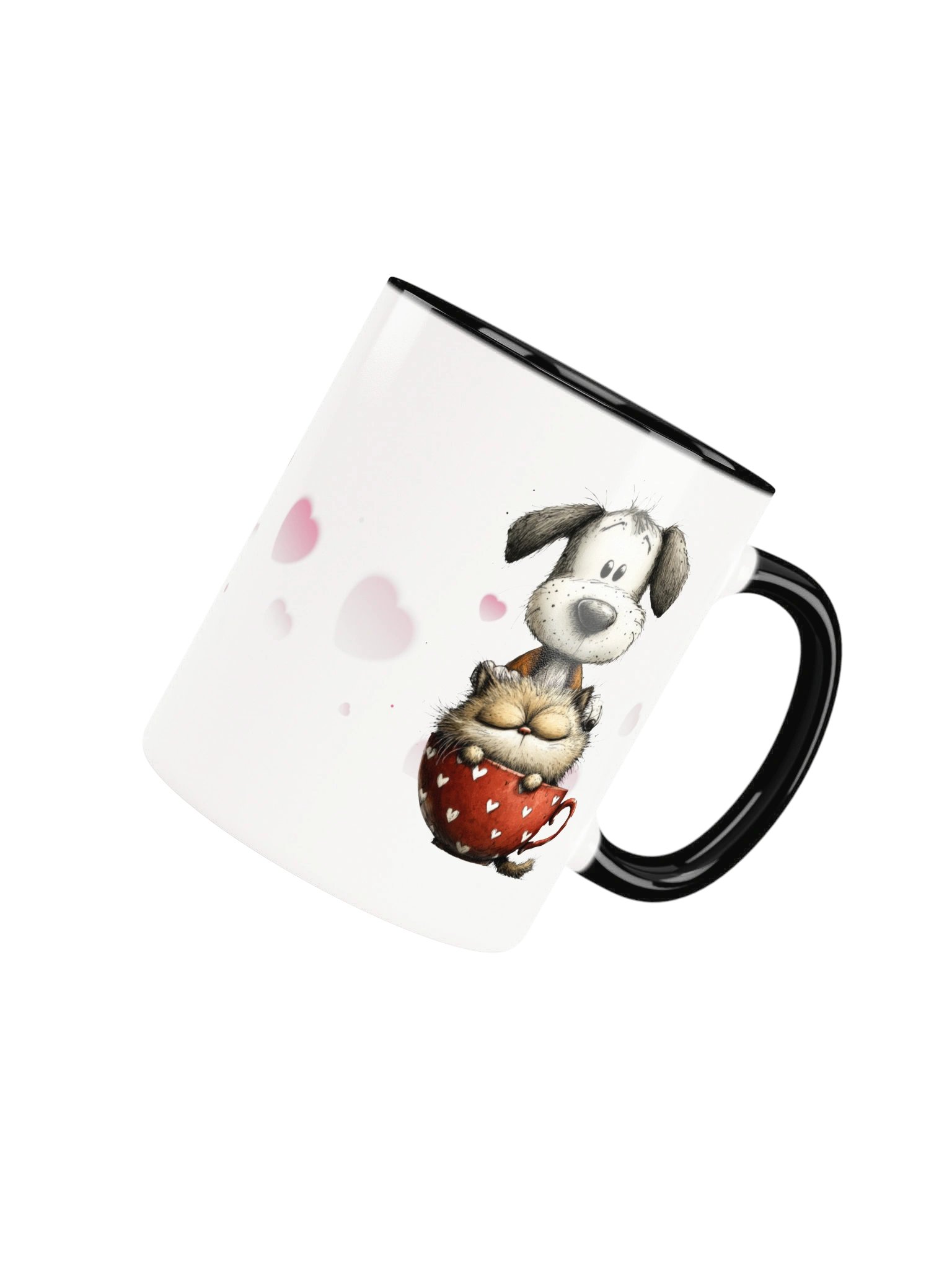 Dog And Cat Love Accent Mug product image (30)