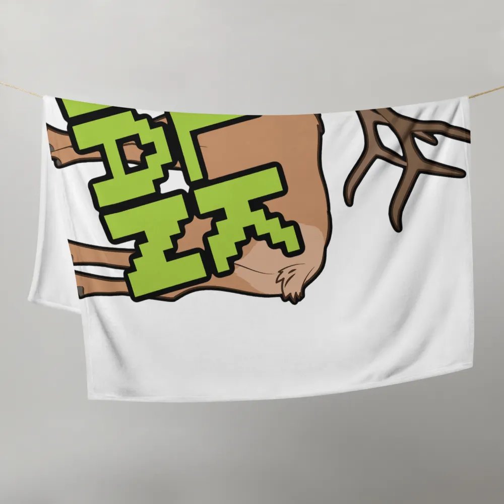 Elk Man Throw Blanket product image (21)