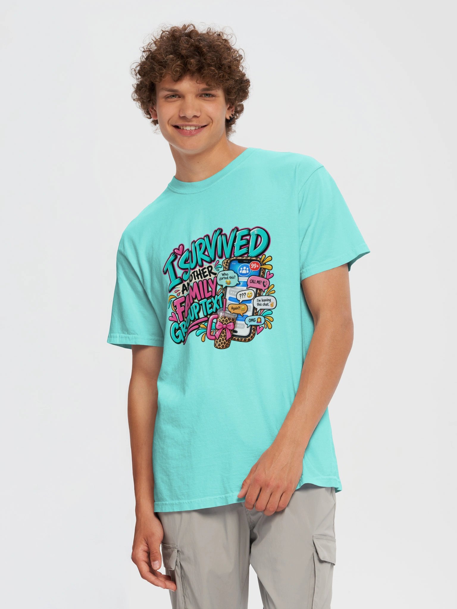 I Survived Another Family Group Text Funny T-Shirt product image (5)